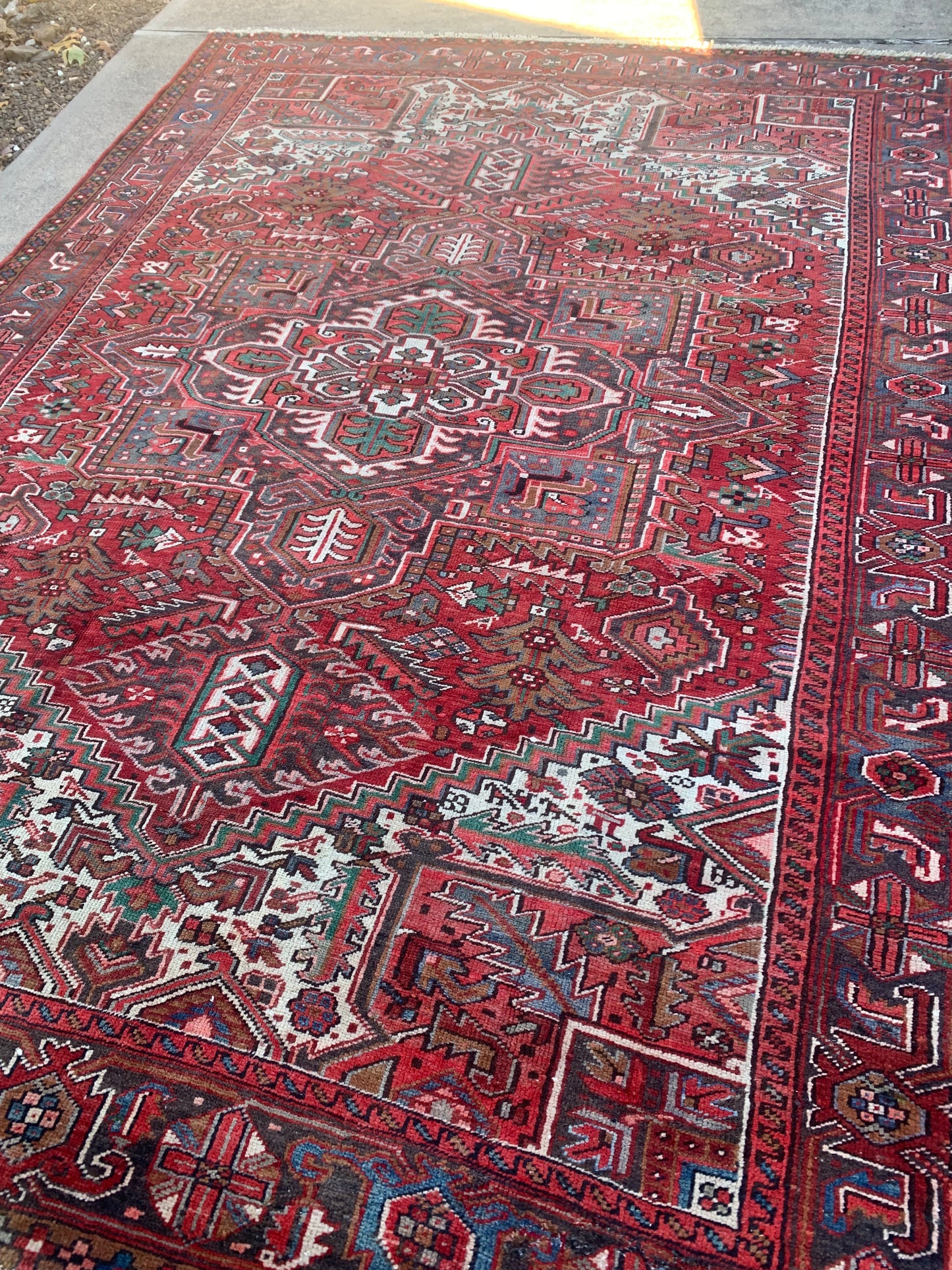 Antique Heriz Rug- 7’10 x 10’8