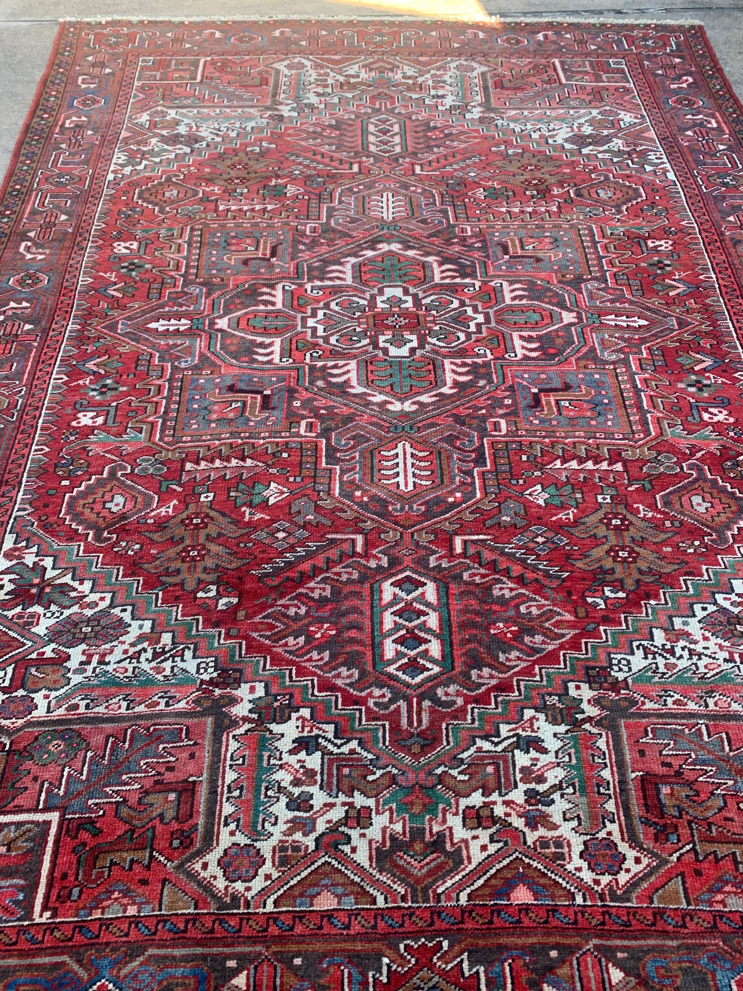 Antique Heriz Rug- 7’10 x 10’8
