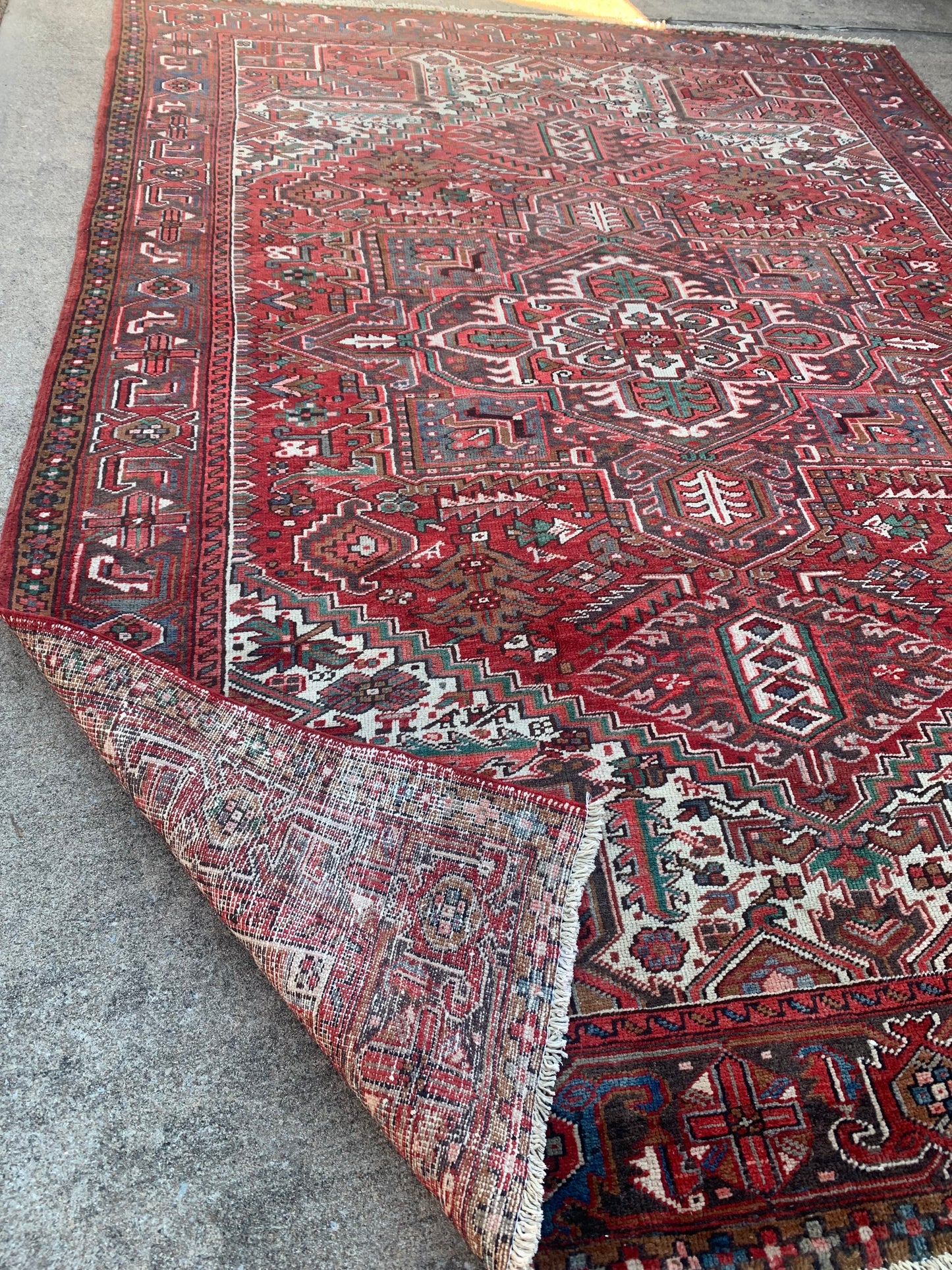 Antique Heriz Rug- 7’10 x 10’8