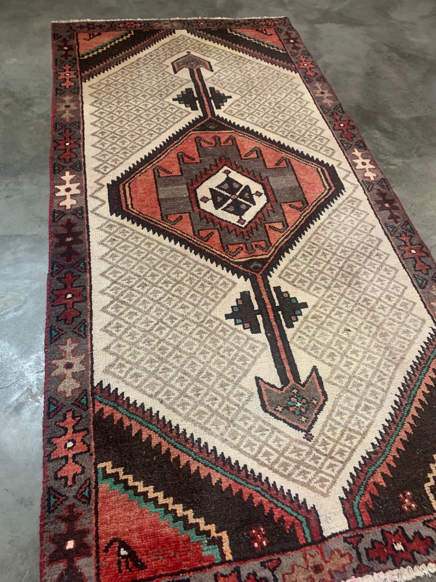 Vintage Turkish Runner- 6’ x 3’1