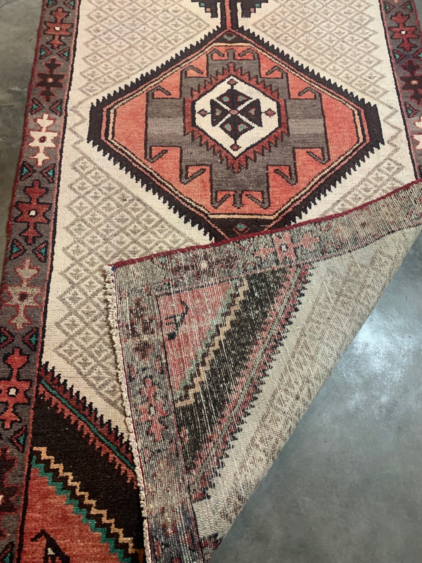 Vintage Turkish Runner- 6’ x 3’1