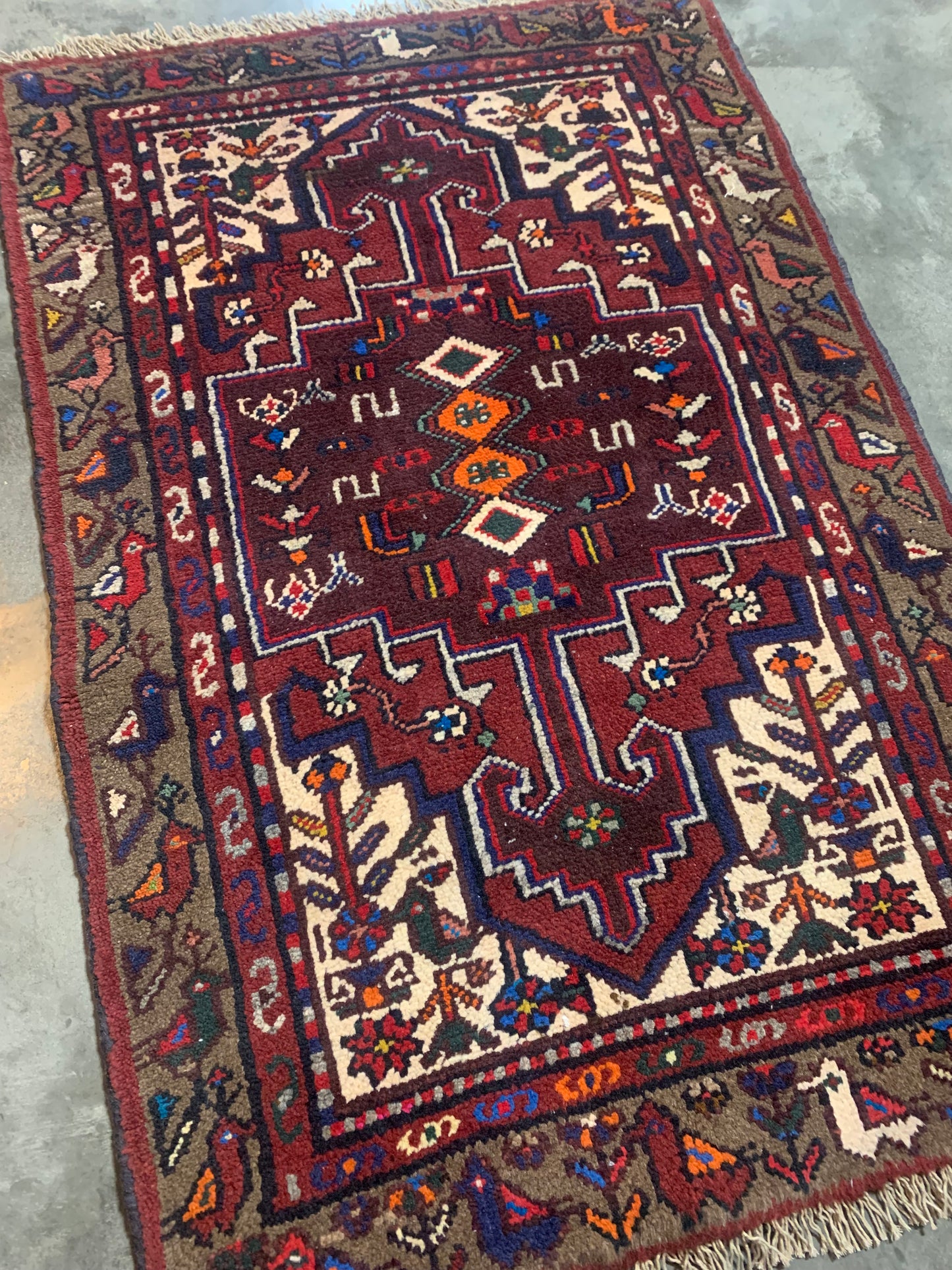 Vintage Persian Rug- 3’7 x 2’5
