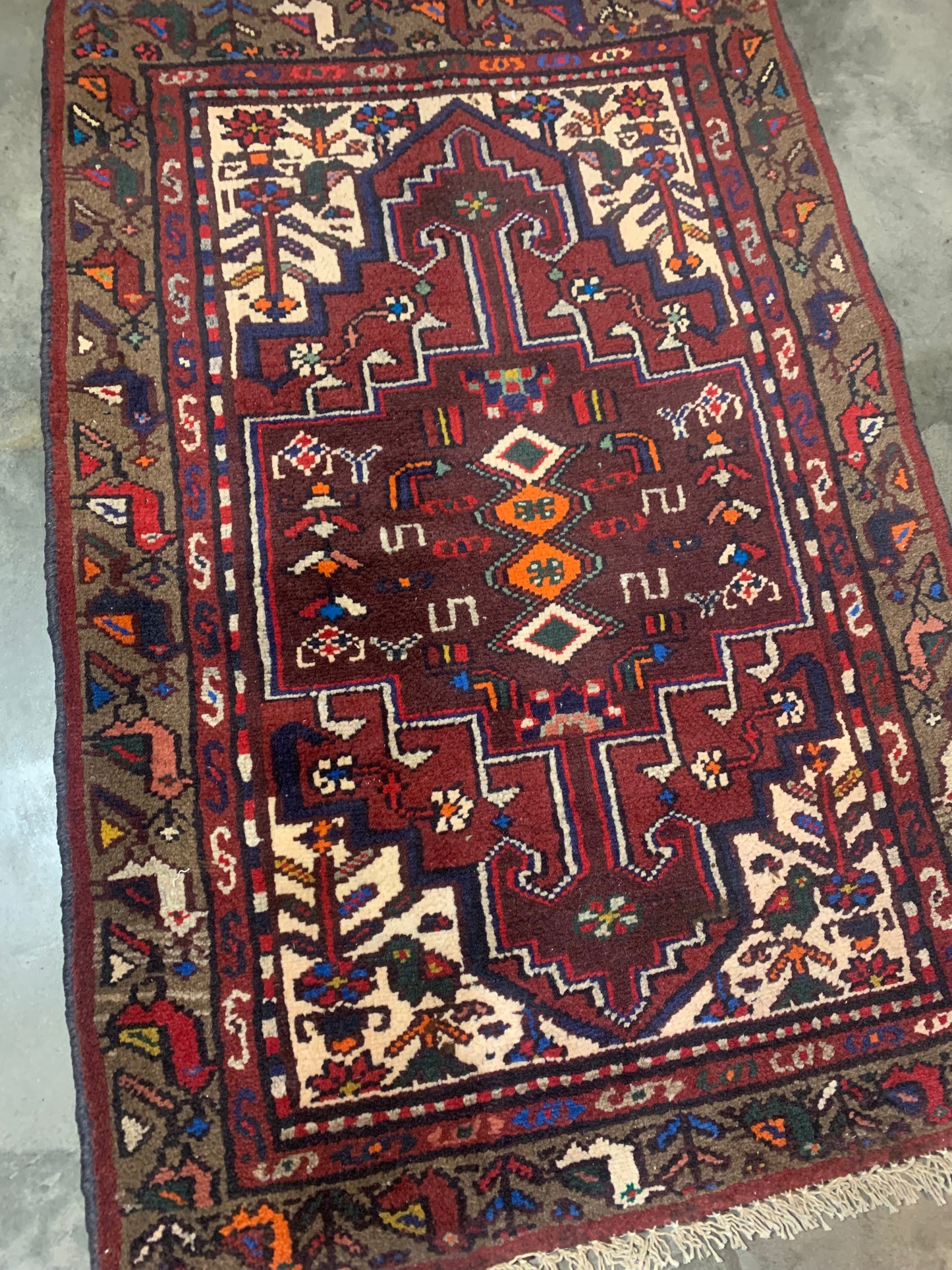 Vintage Persian Rug- 3’7 x 2’5