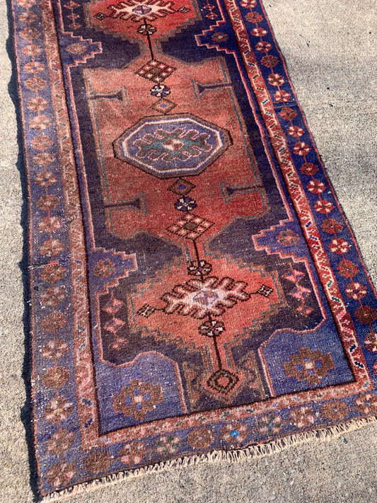 Vintage Persian Rug- 4’4 x 2’4
