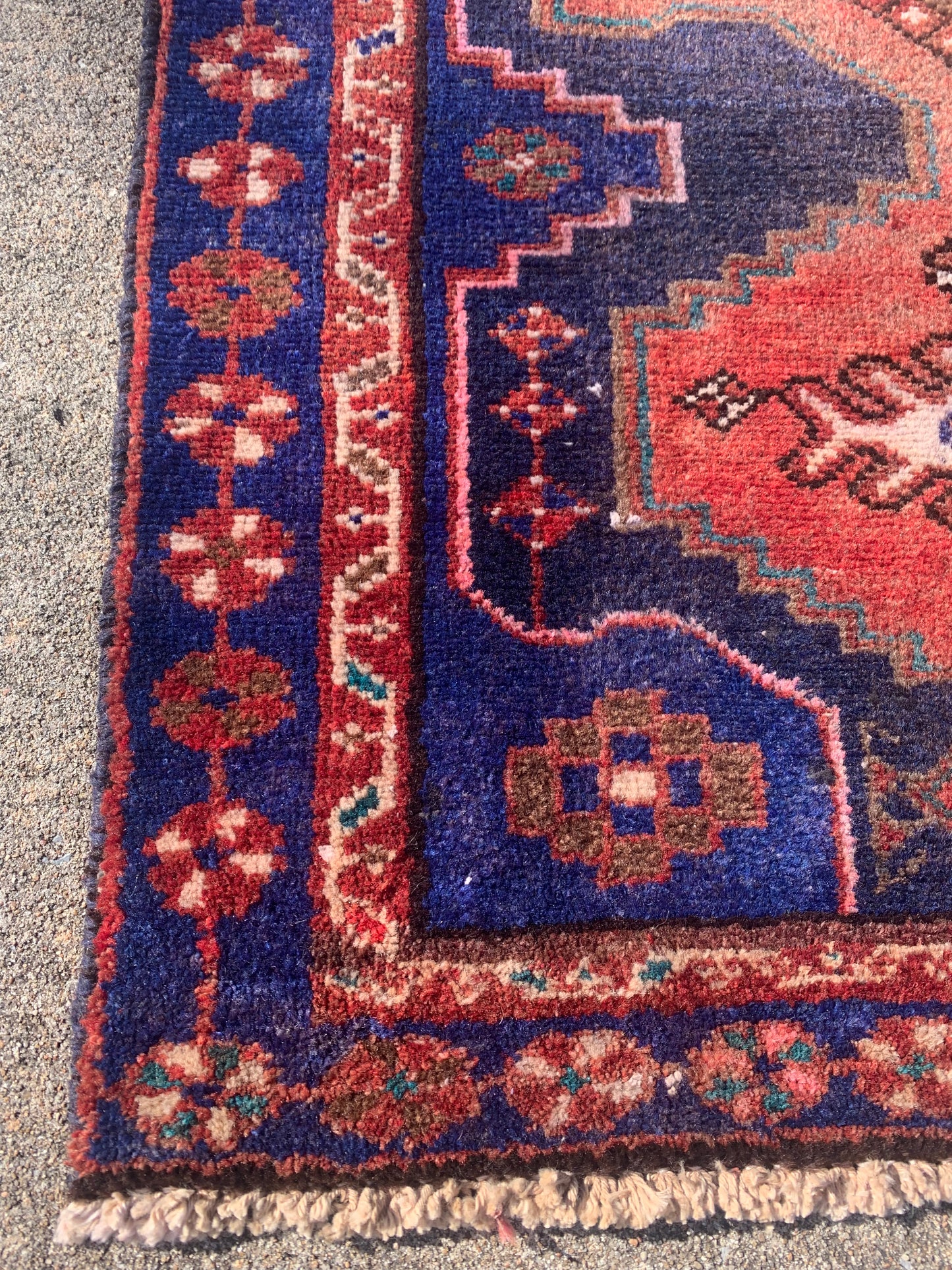 Vintage Persian Rug- 4’4 x 2’4