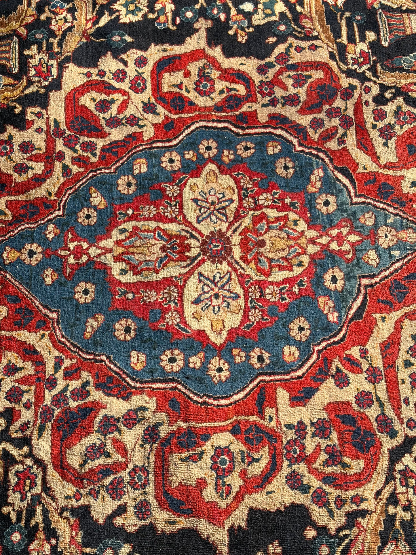 Vintage Royal Pictorial of Life Rug-12’4 x 9’9