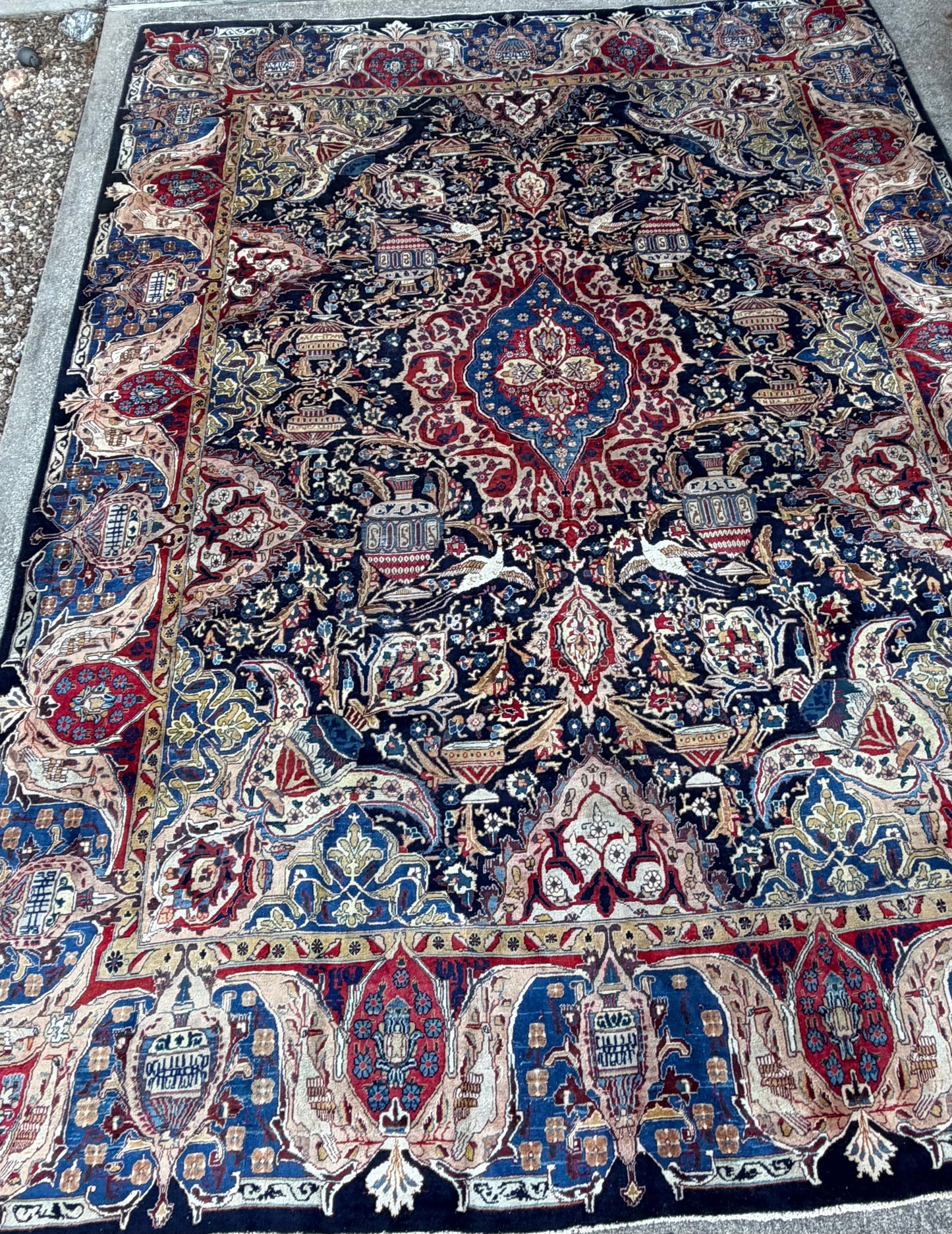 Vintage Royal Pictorial of Life Rug-12’4 x 9’9