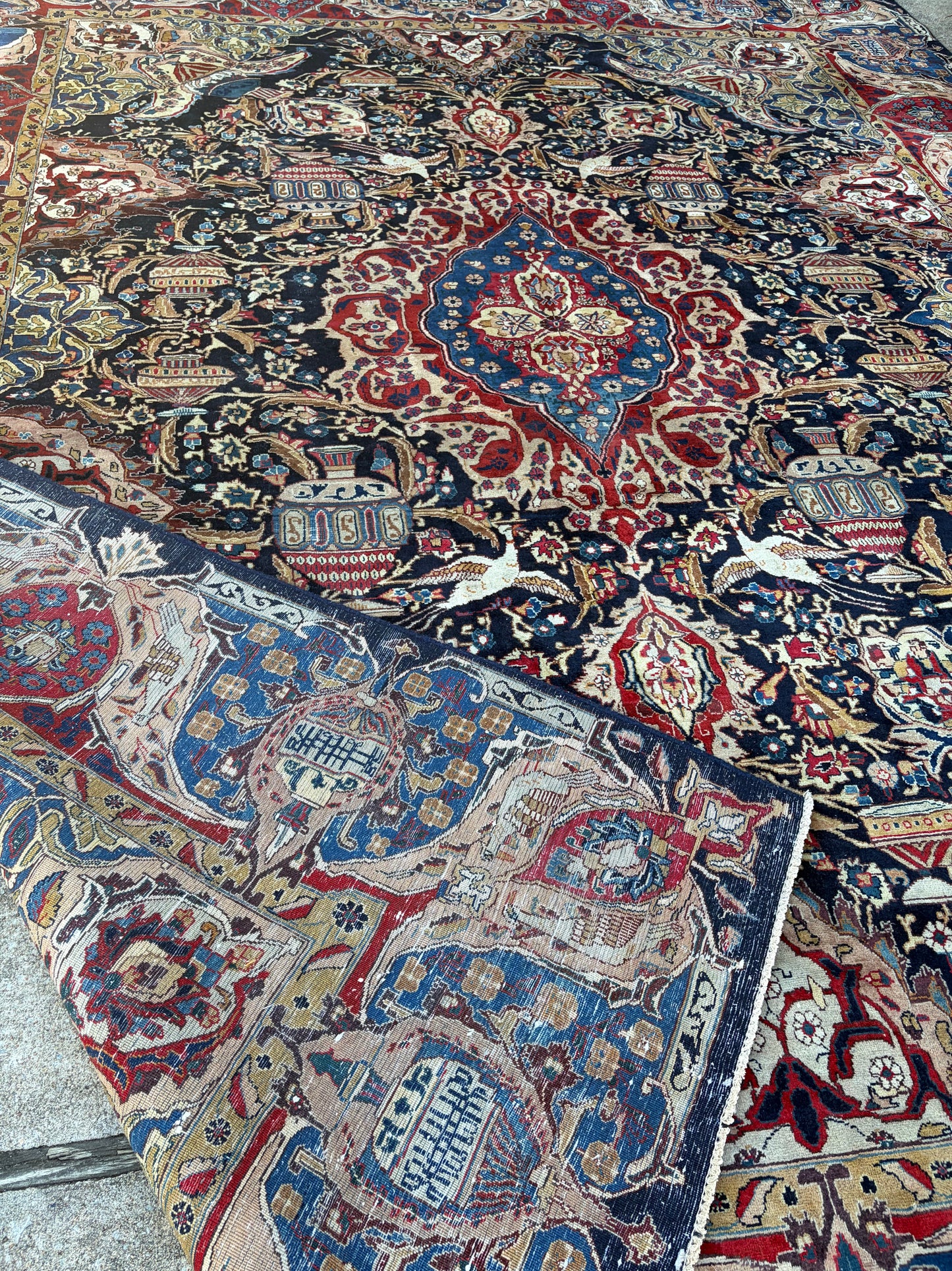 Vintage Royal Pictorial of Life Rug-12’4 x 9’9