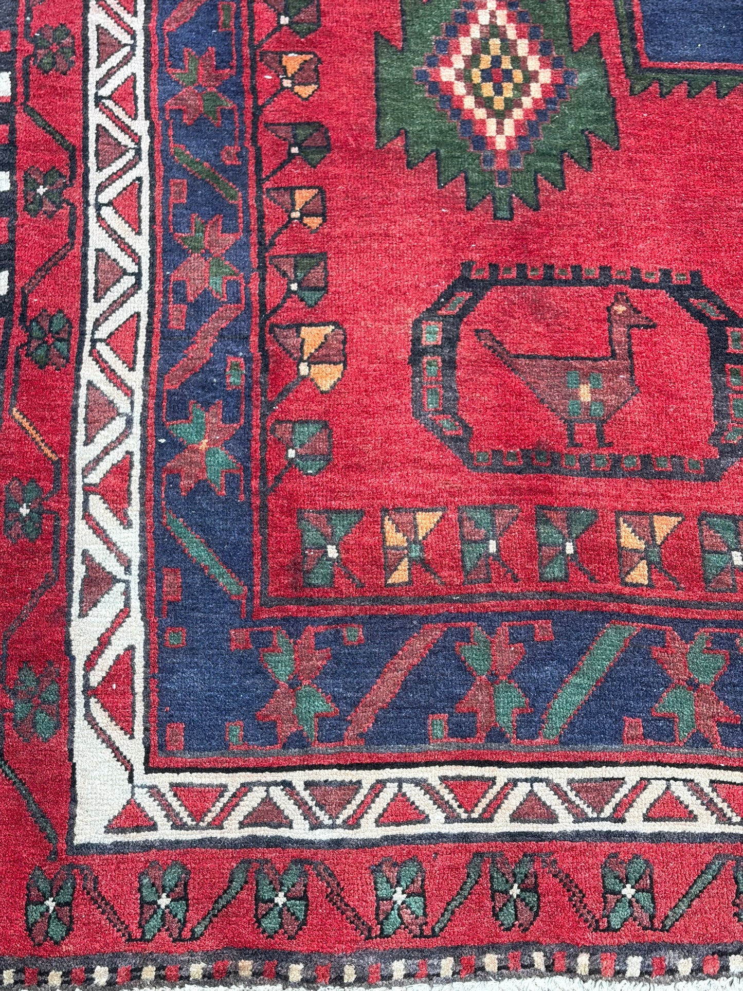 Vintage Persian Runner- 12’9 x 5’3