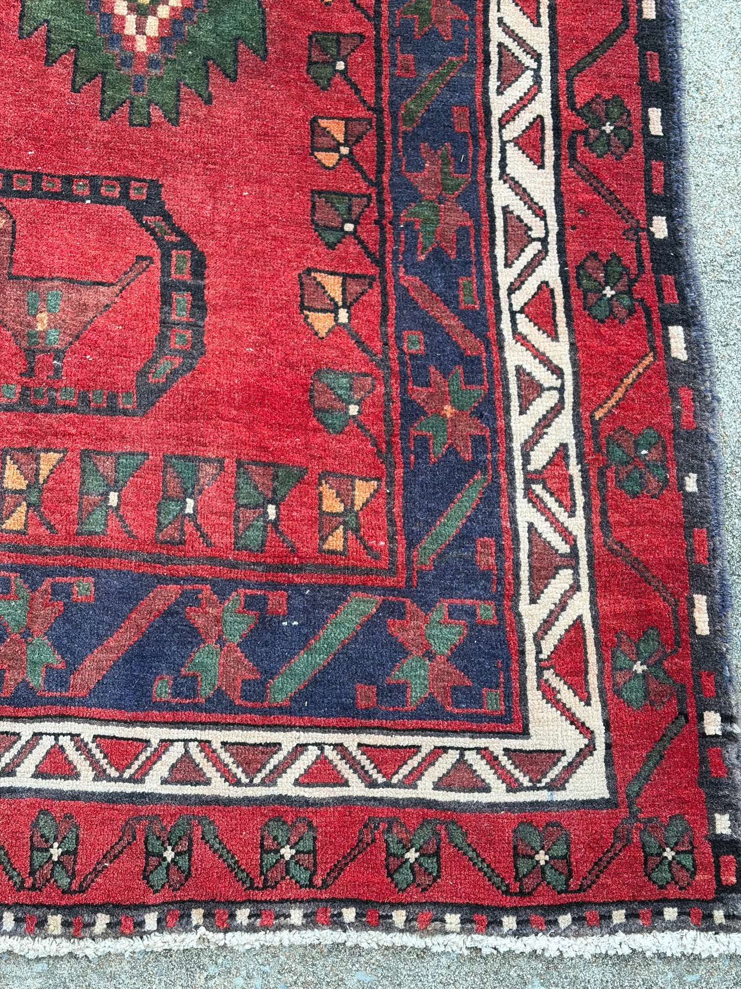 Vintage Persian Runner- 12’9 x 5’3