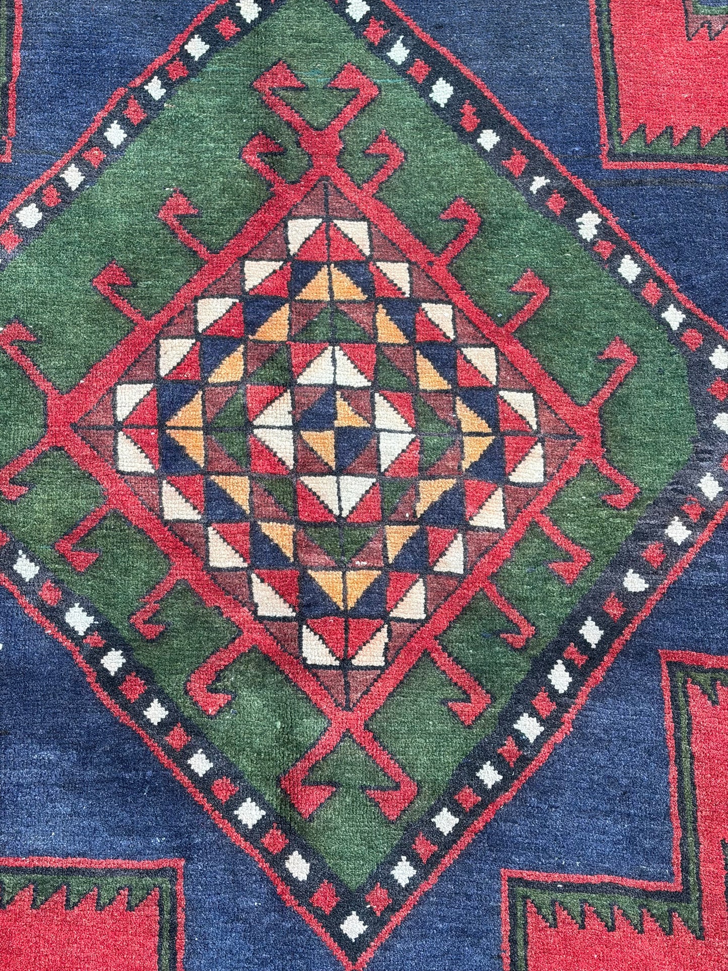 Vintage Persian Runner- 12’9 x 5’3