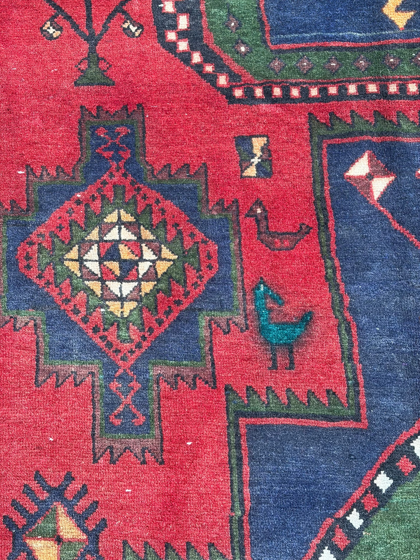Vintage Persian Runner- 12’9 x 5’3