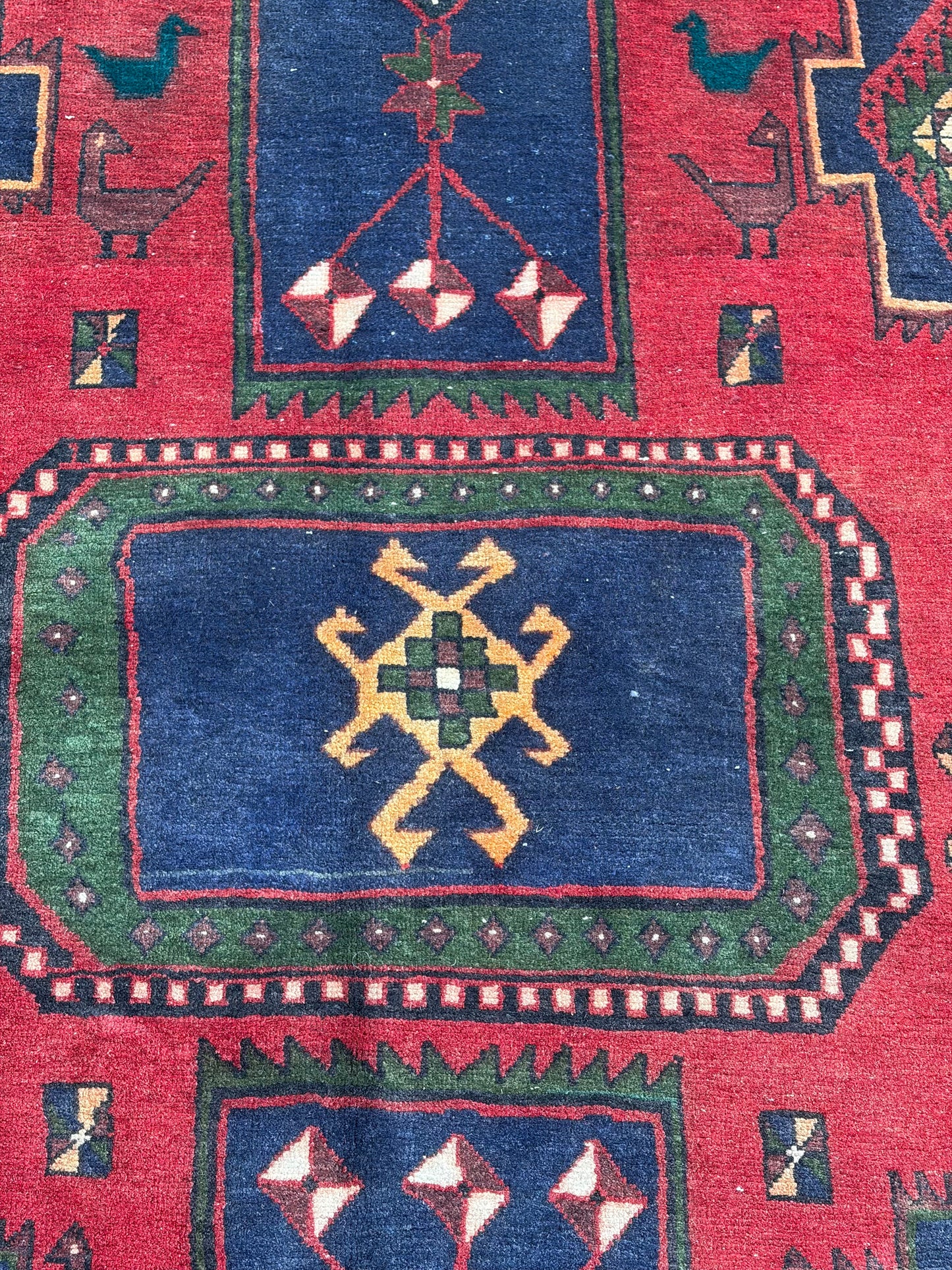 Vintage Persian Runner- 12’9 x 5’3