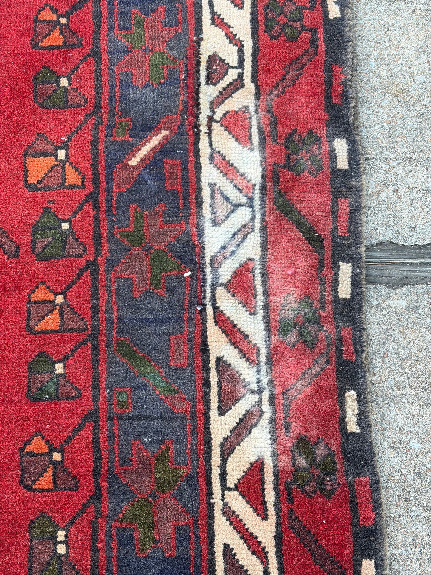 Vintage Persian Runner- 12’9 x 5’3