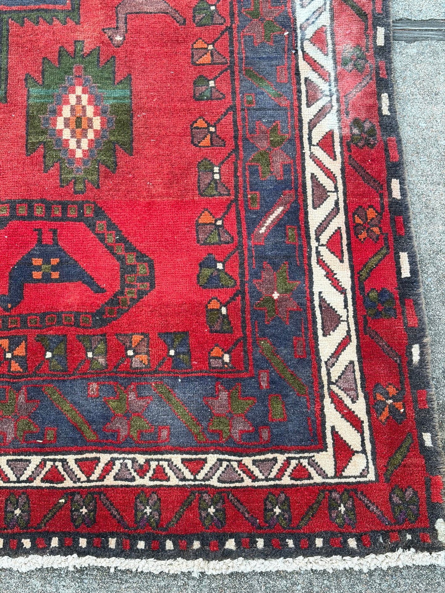 Vintage Persian Runner- 12’9 x 5’3