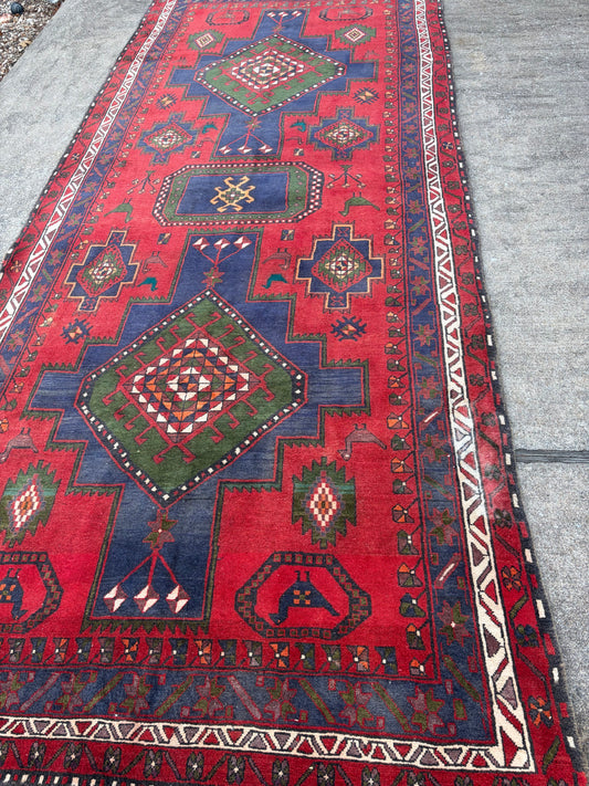 008 Vintage Persian Runner- 12’9 x 5’3