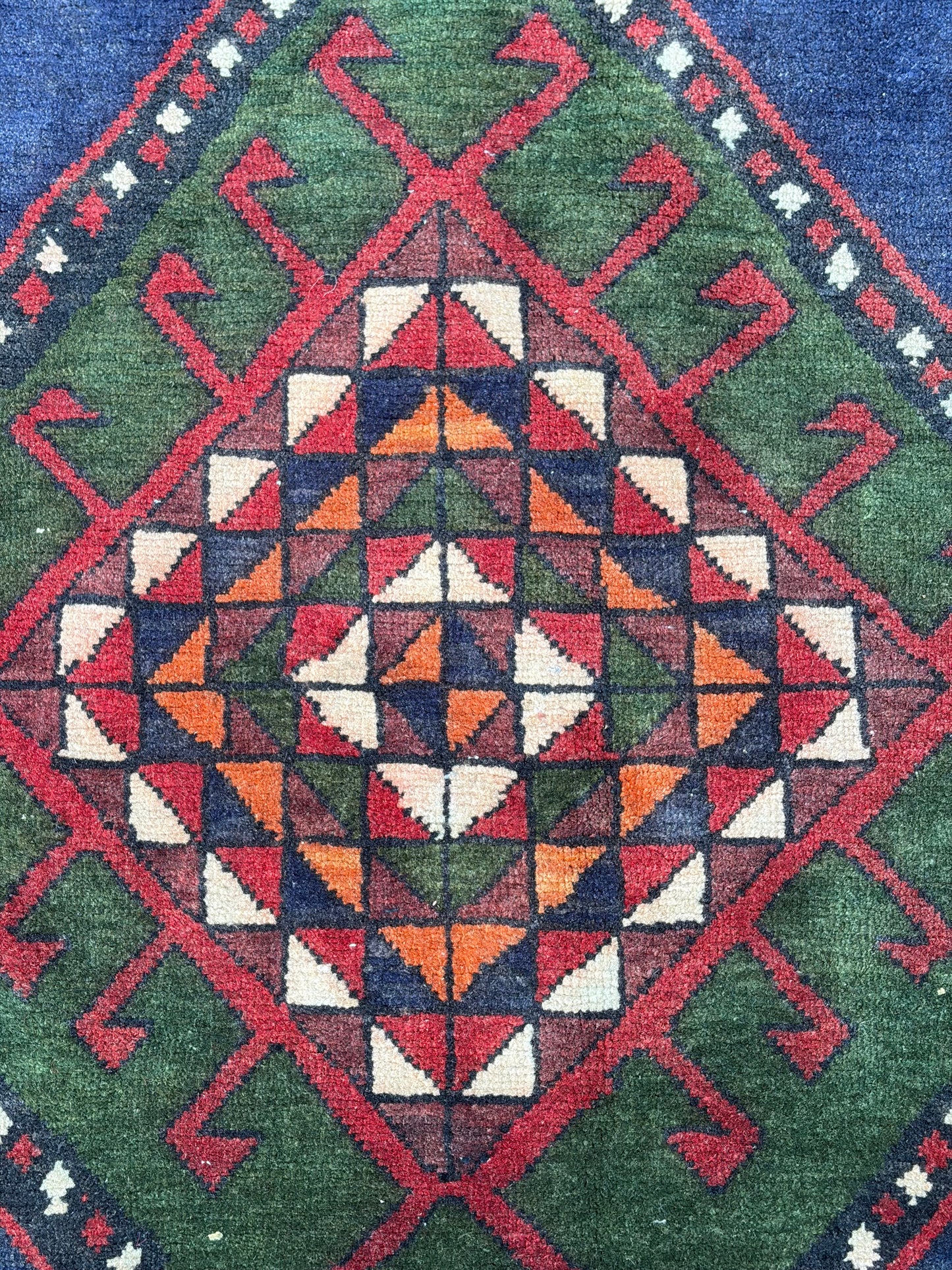 Vintage Persian Runner- 12’9 x 5’3