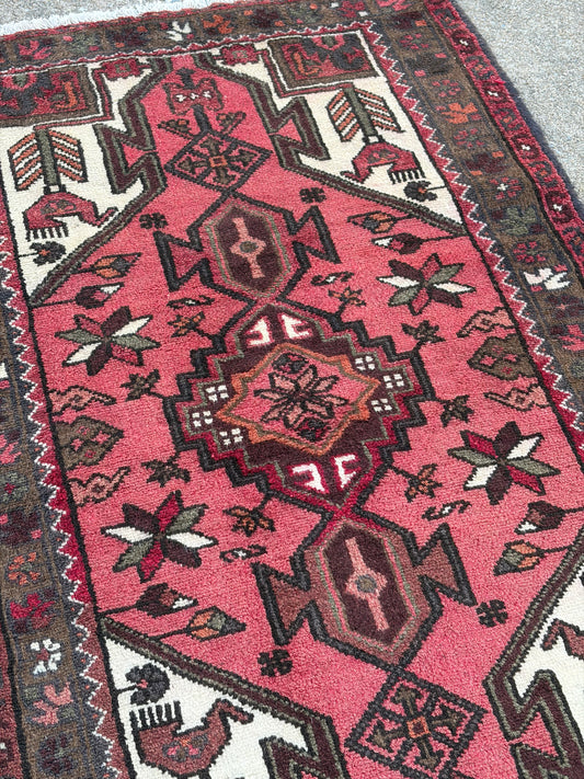 Vintage Persian Rug- 4’3 x 2’7