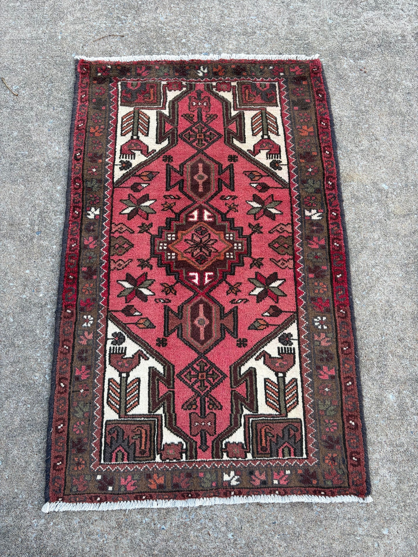 Vintage Persian Rug- 4’3 x 2’7