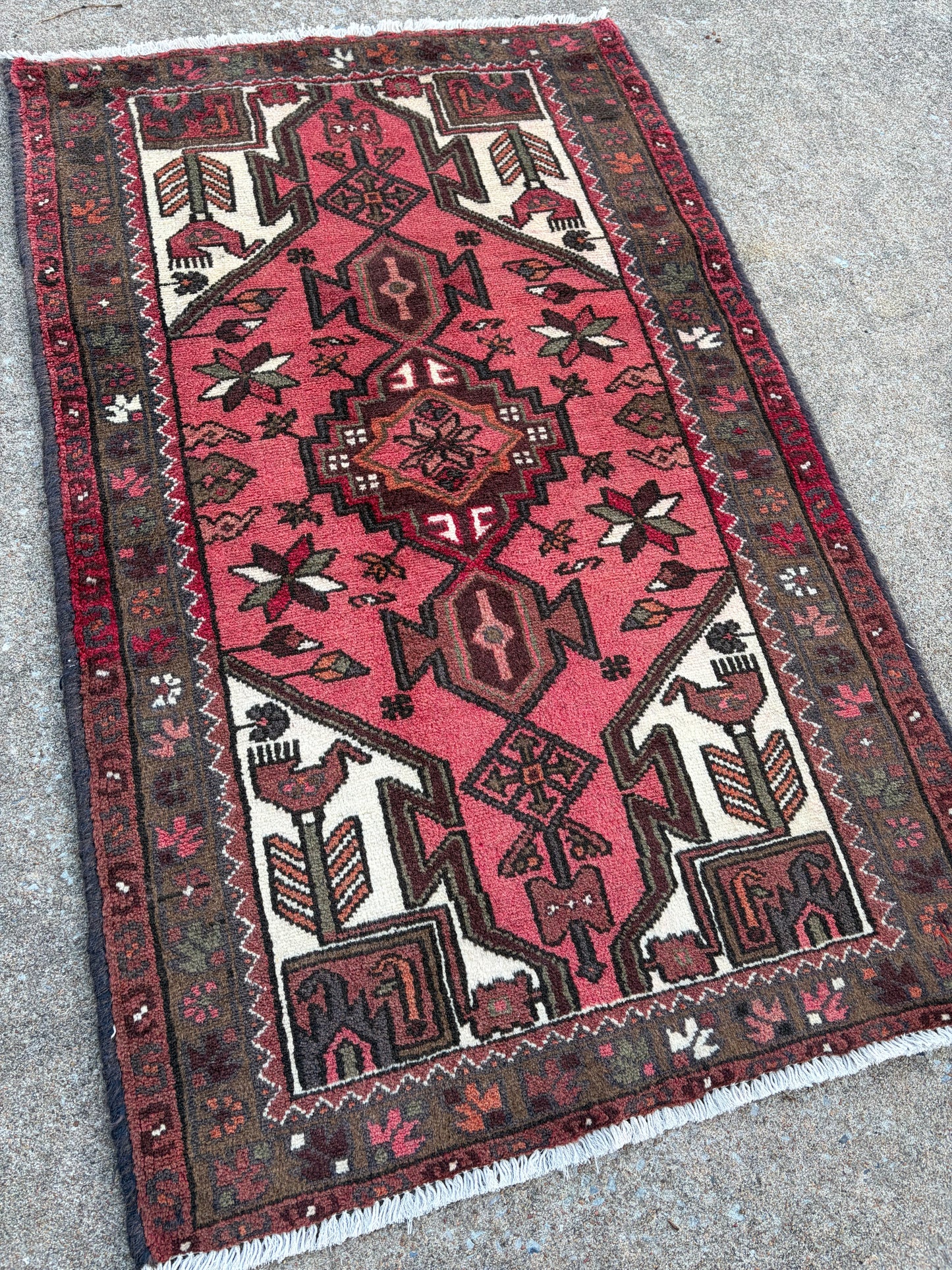 Vintage Persian Rug- 4’3 x 2’7