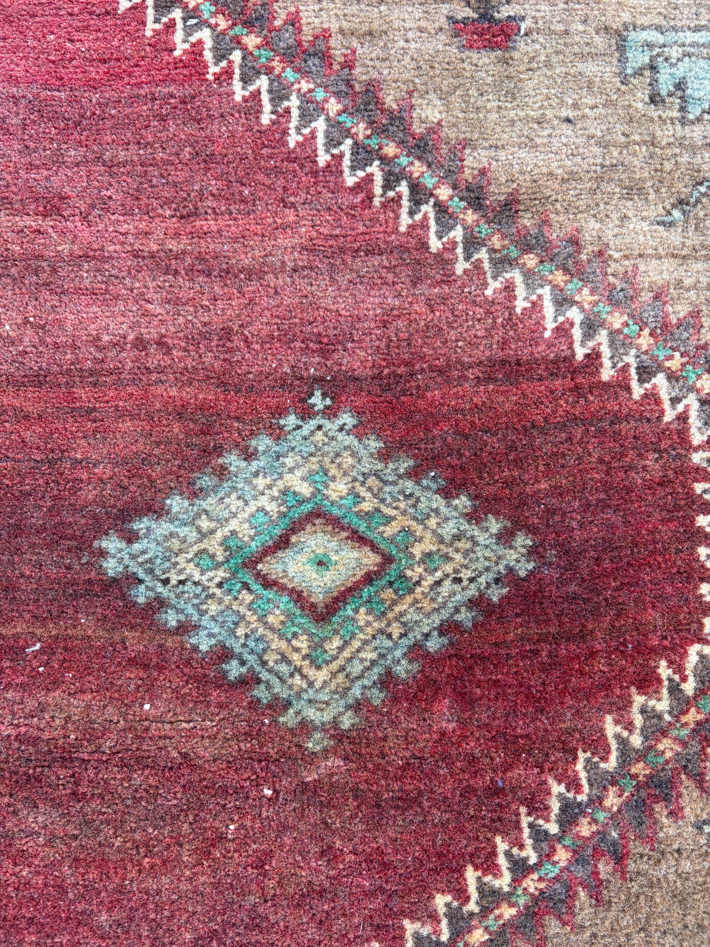 001 Vintage Persian Runner- 3'5 x 13'4