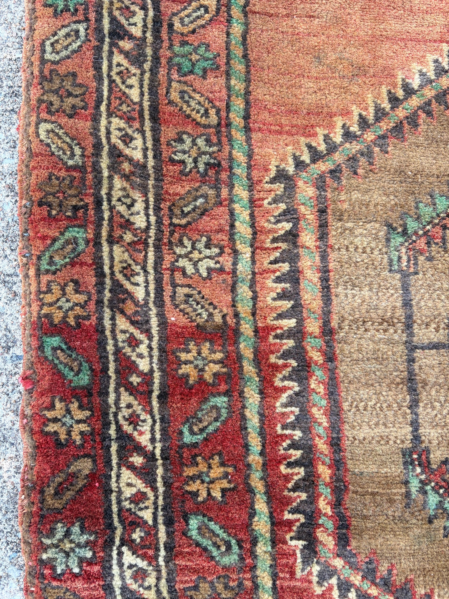 001 Vintage Persian Runner- 3'5 x 13'4