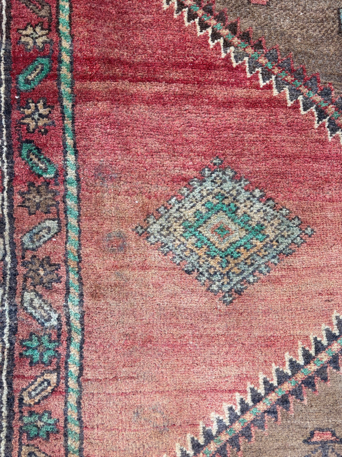 001 Vintage Persian Runner- 3'5 x 13'4