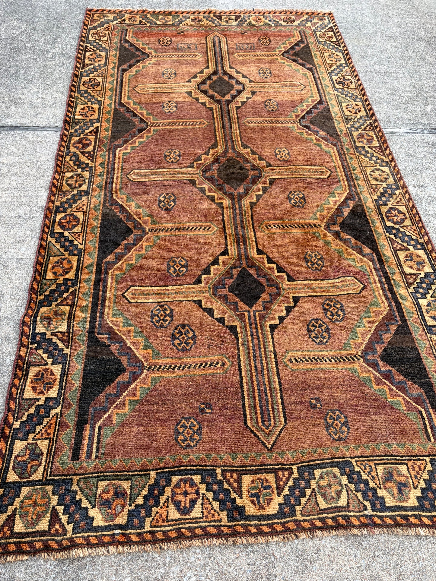 Vintage Persian Rug- 9'3 x 4'10