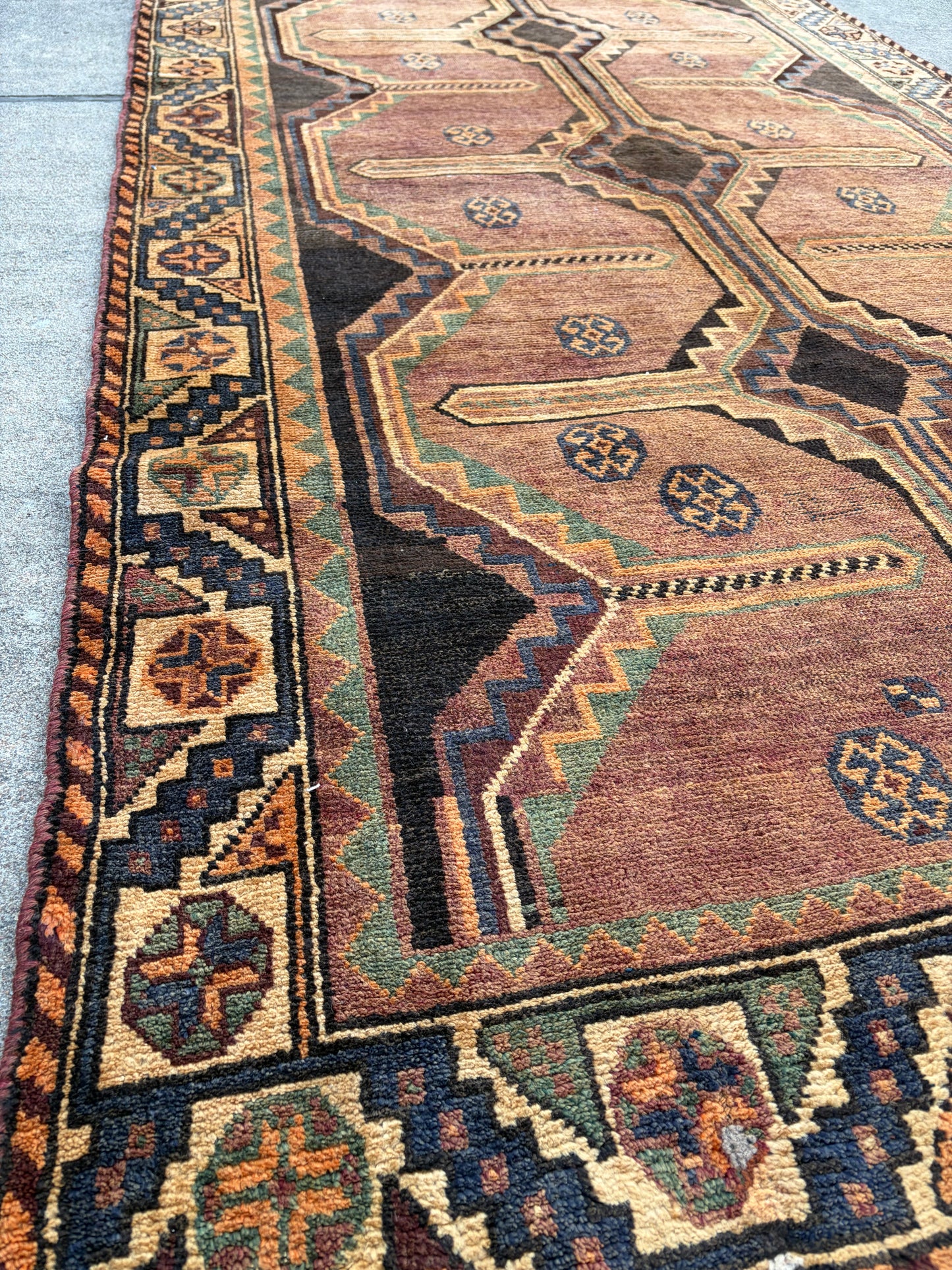 Vintage Persian Rug- 9'3 x 4'10