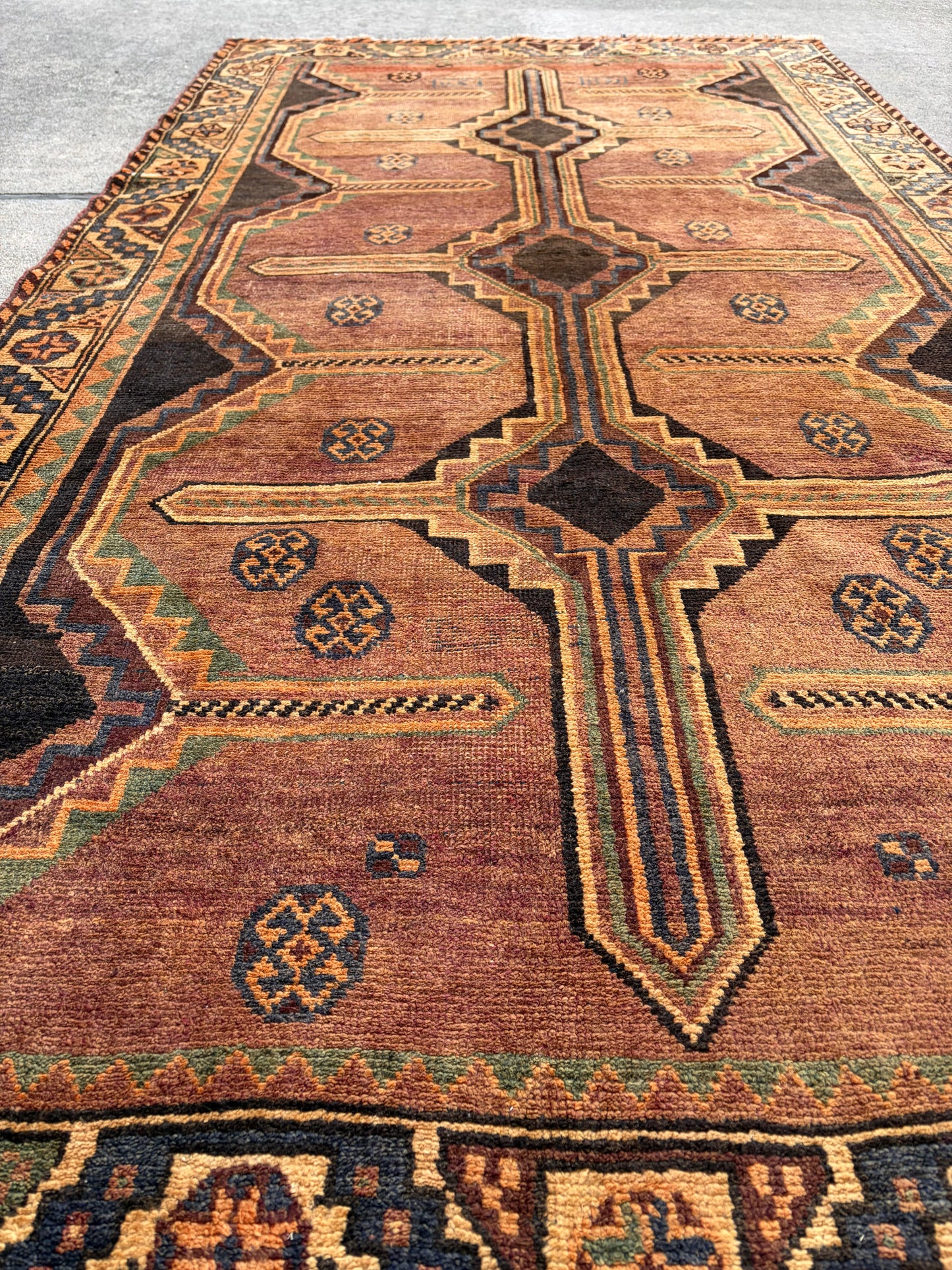 Vintage Persian Rug- 9'3 x 4'10