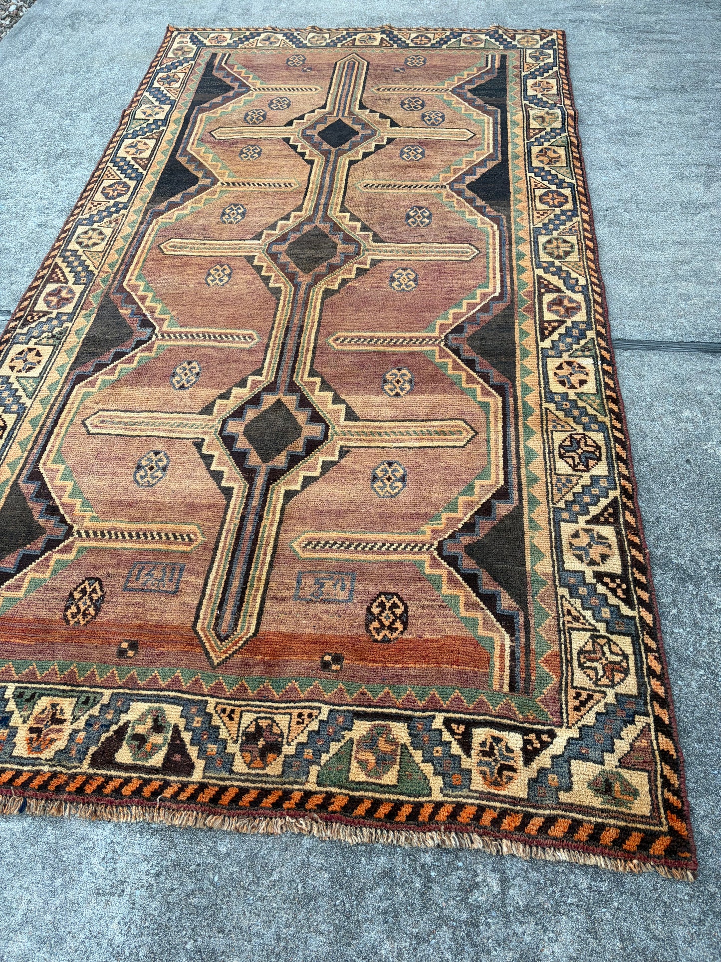Vintage Persian Rug- 9'3 x 4'10