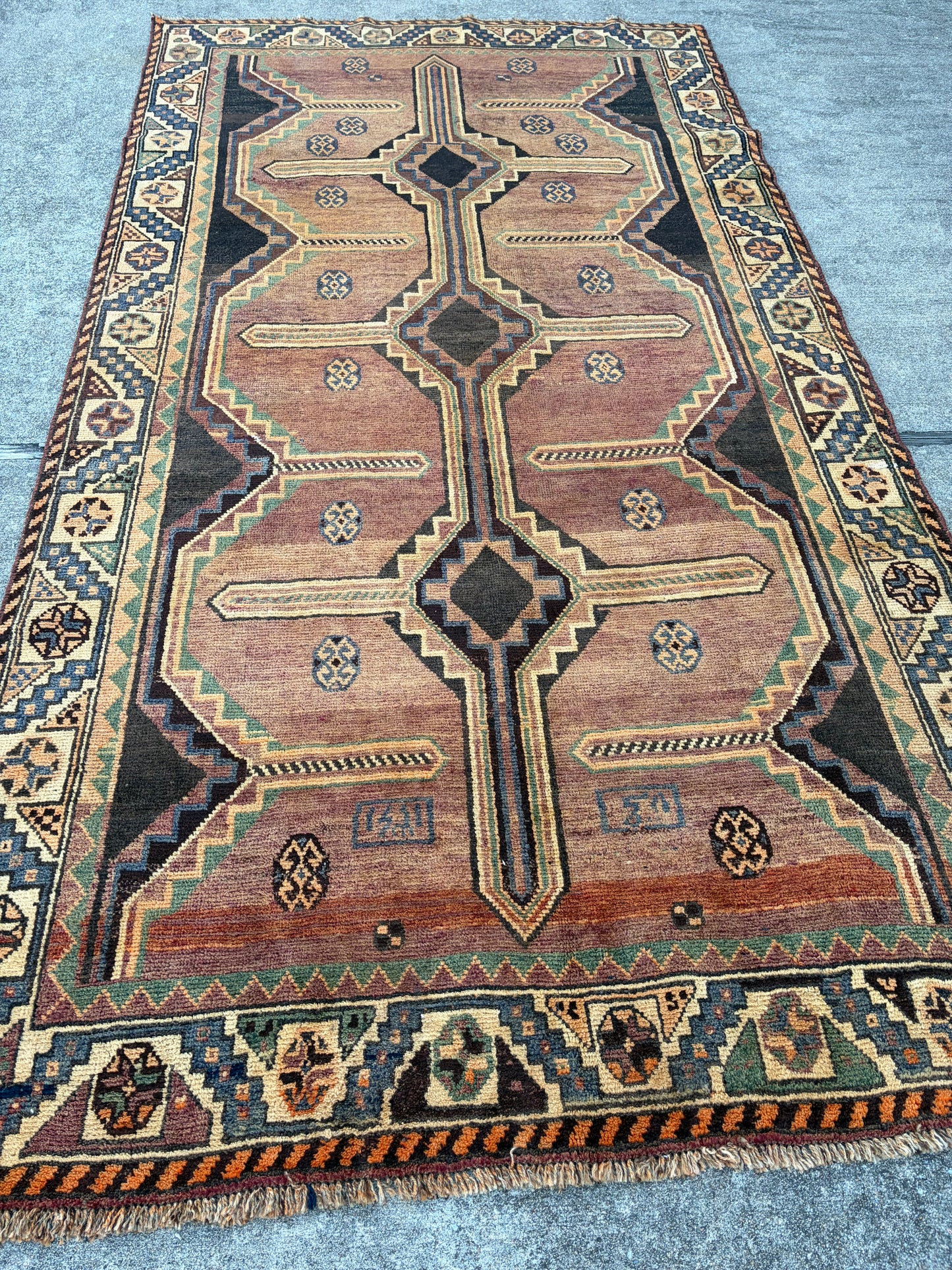 Vintage Persian Rug- 9'3 x 4'10
