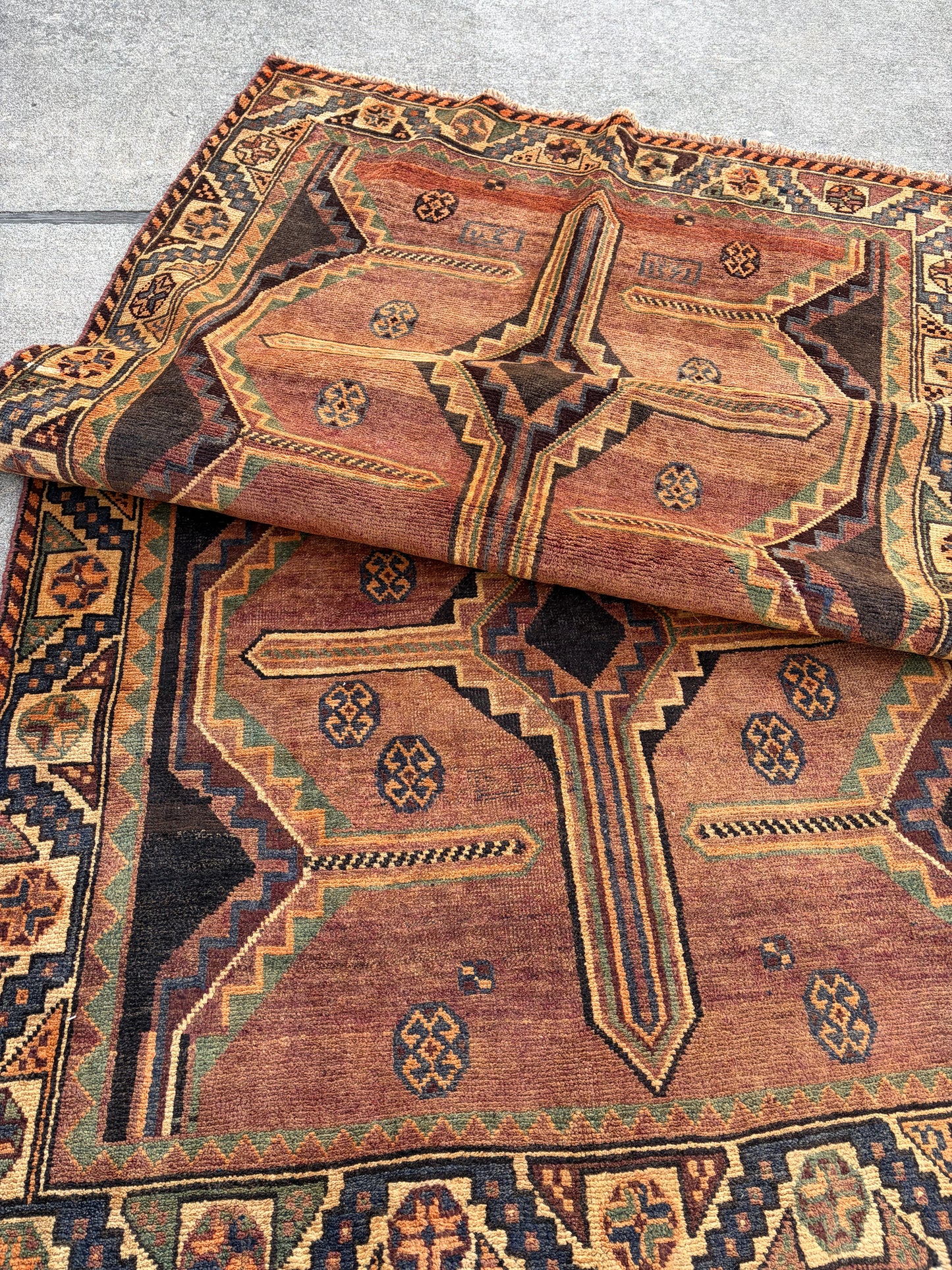 Vintage Persian Rug- 9'3 x 4'10