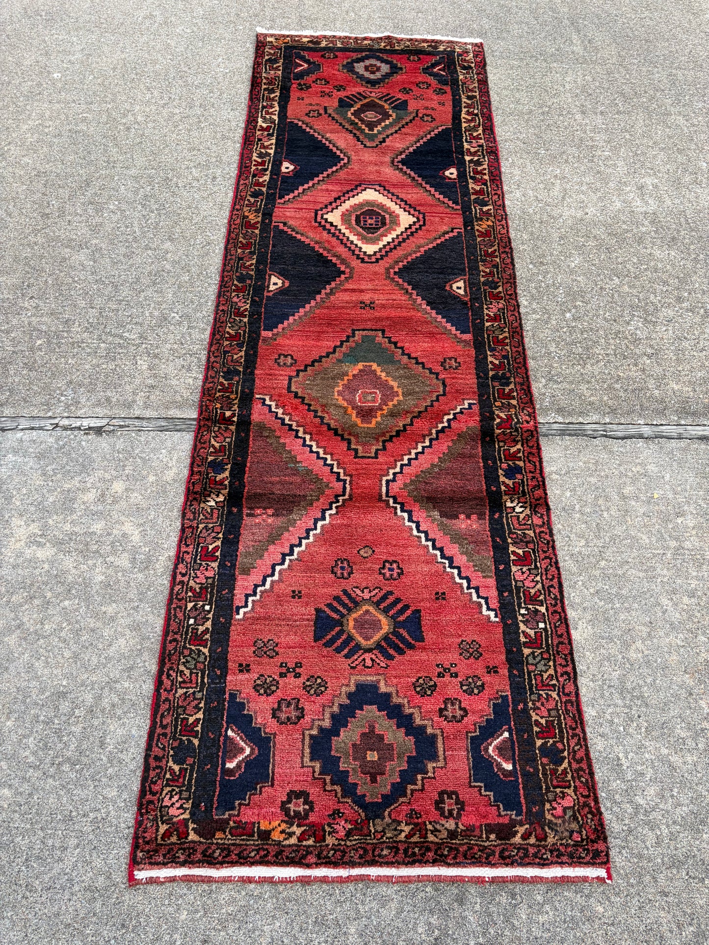 Vintage Persian Runner- 8’5 x 2’6