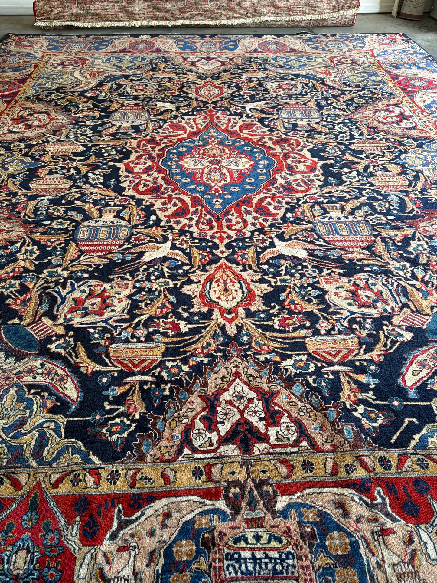 003 Vintage Royal Pictorial of Life Rug-12’4 x 9’9