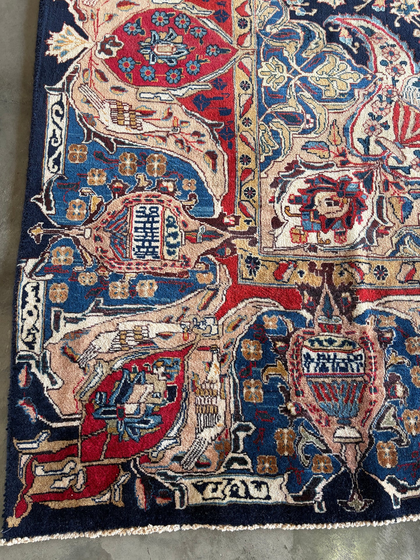 003 Vintage Royal Pictorial of Life Rug-12’4 x 9’9