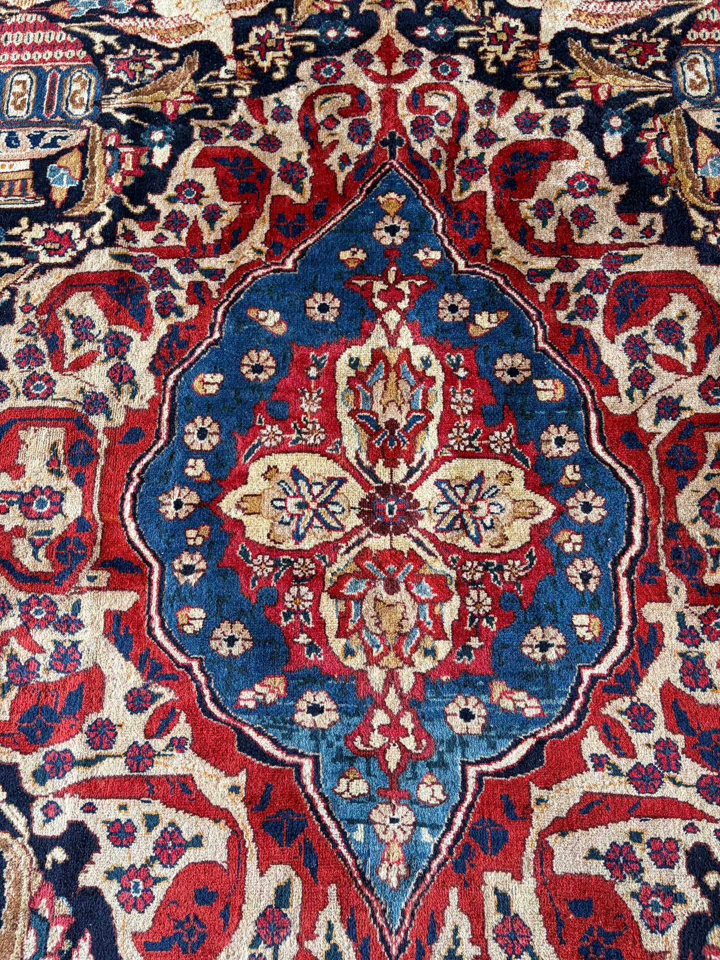 003 Vintage Royal Pictorial of Life Rug-12’4 x 9’9