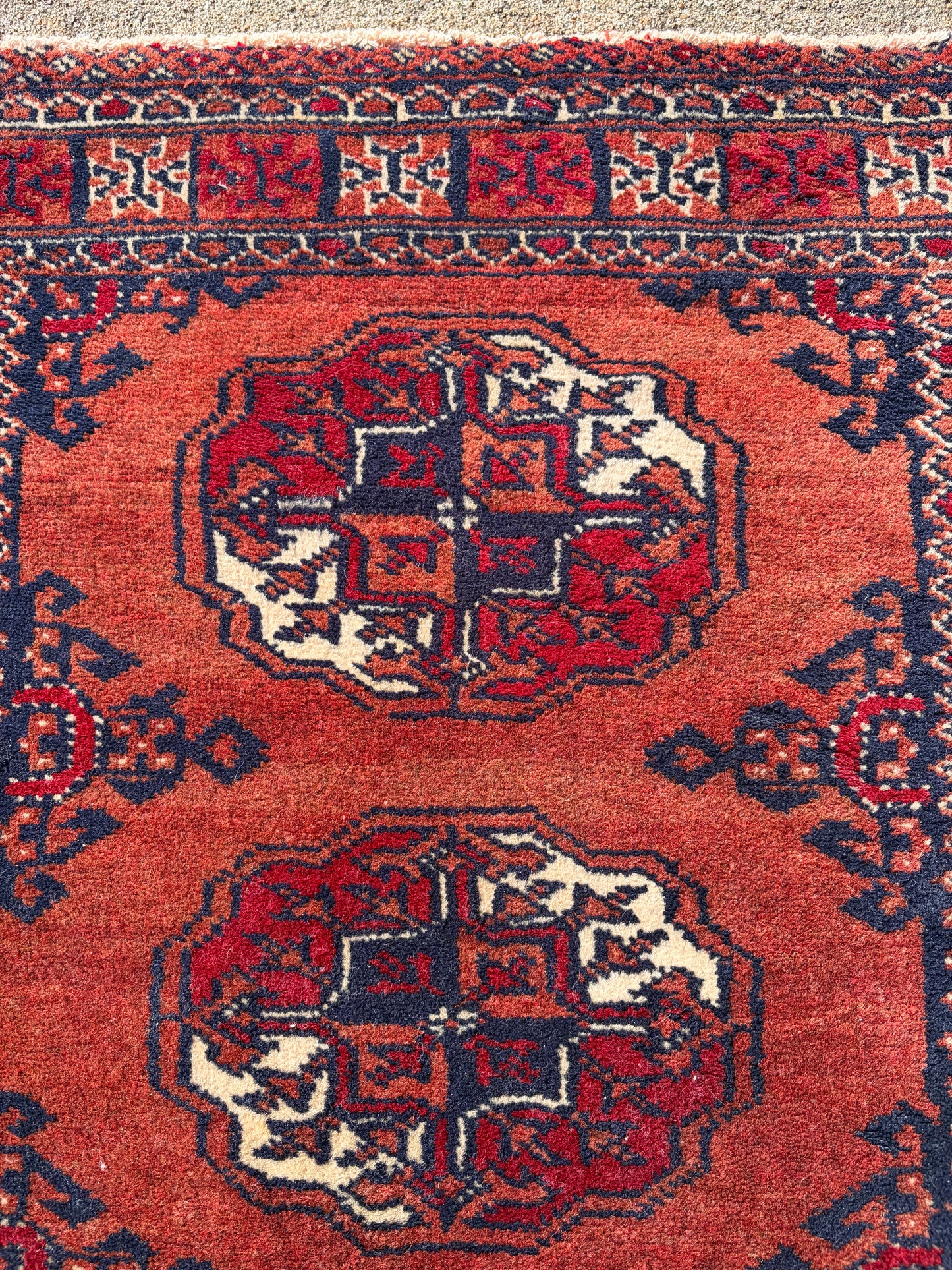 003 Vintage Persian Rug- 3'3 x 2'2