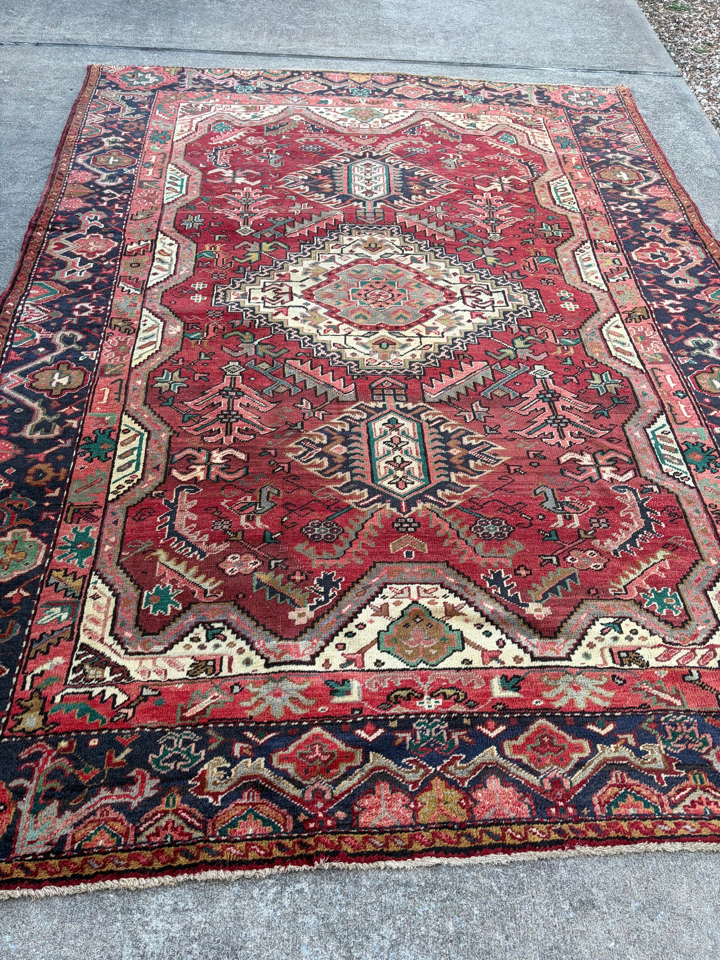 002 Vintage Village Rug- 10’11 x 7’11