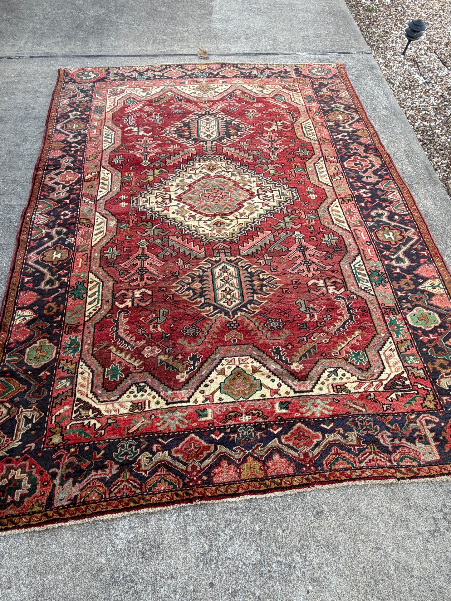 002 Vintage Village Rug- 10’11 x 7’11