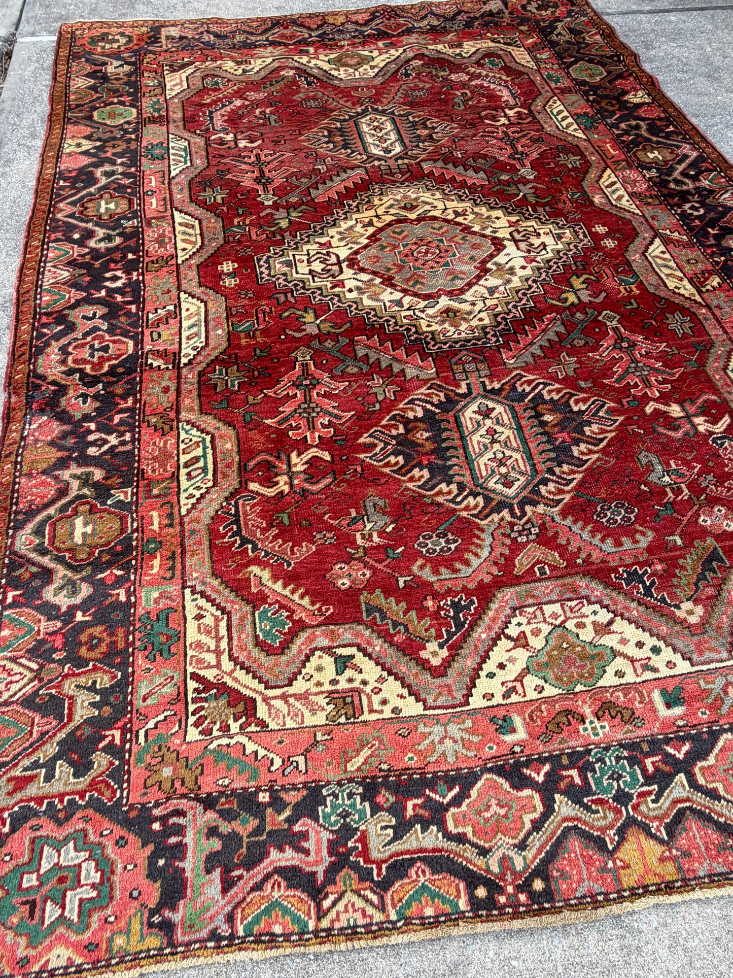 002 Vintage Village Rug- 10’11 x 7’11