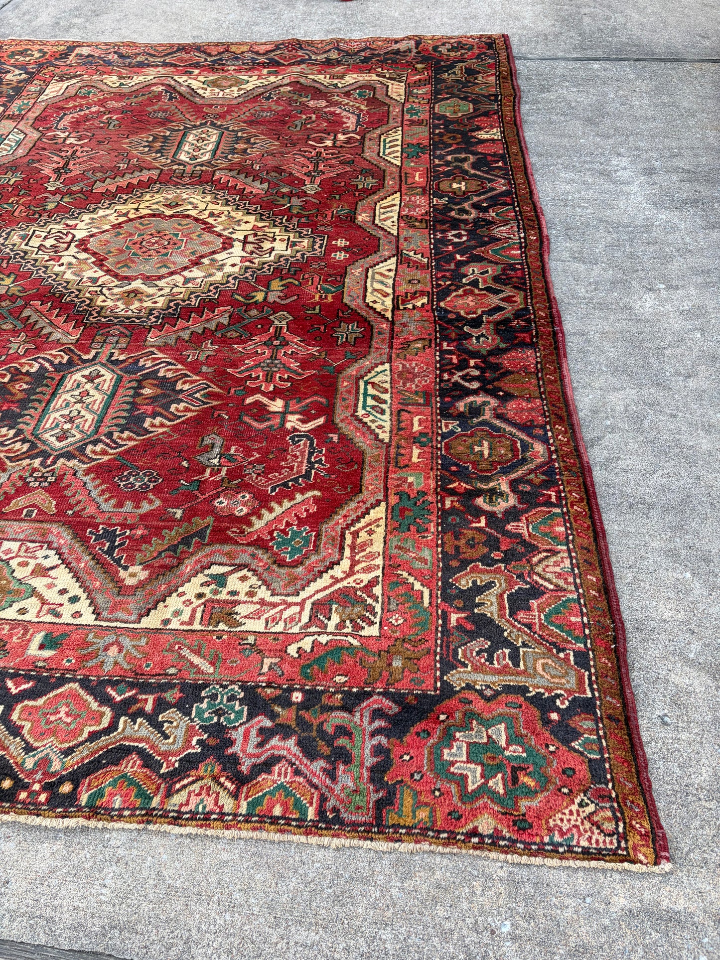 002 Vintage Village Rug- 10’11 x 7’11