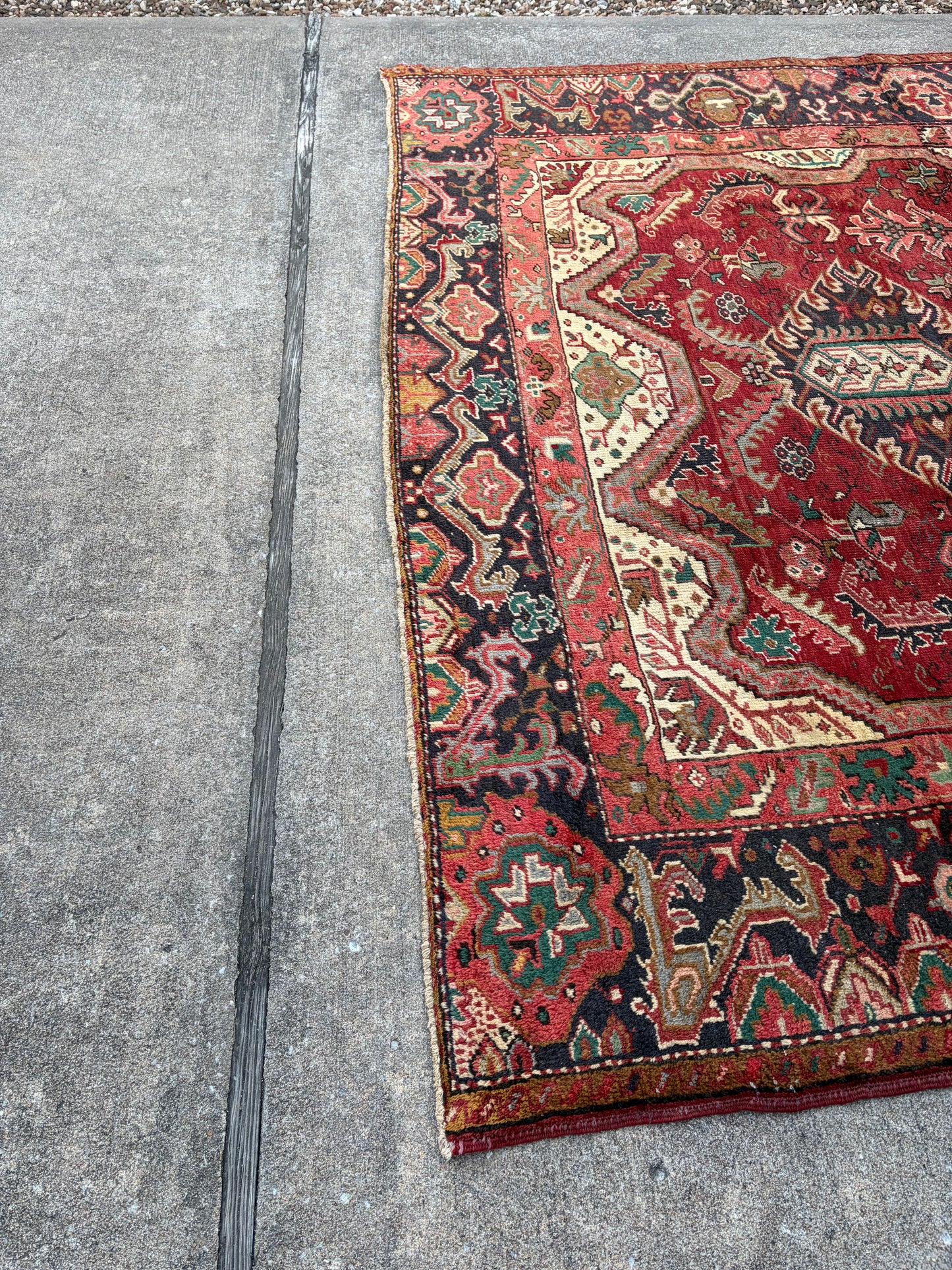 002 Vintage Village Rug- 10’11 x 7’11