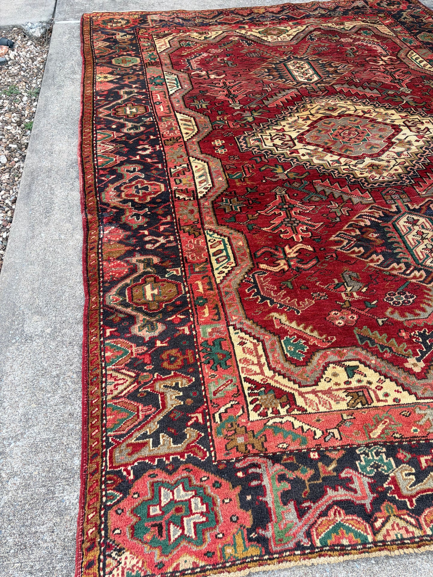 002 Vintage Village Rug- 10’11 x 7’11