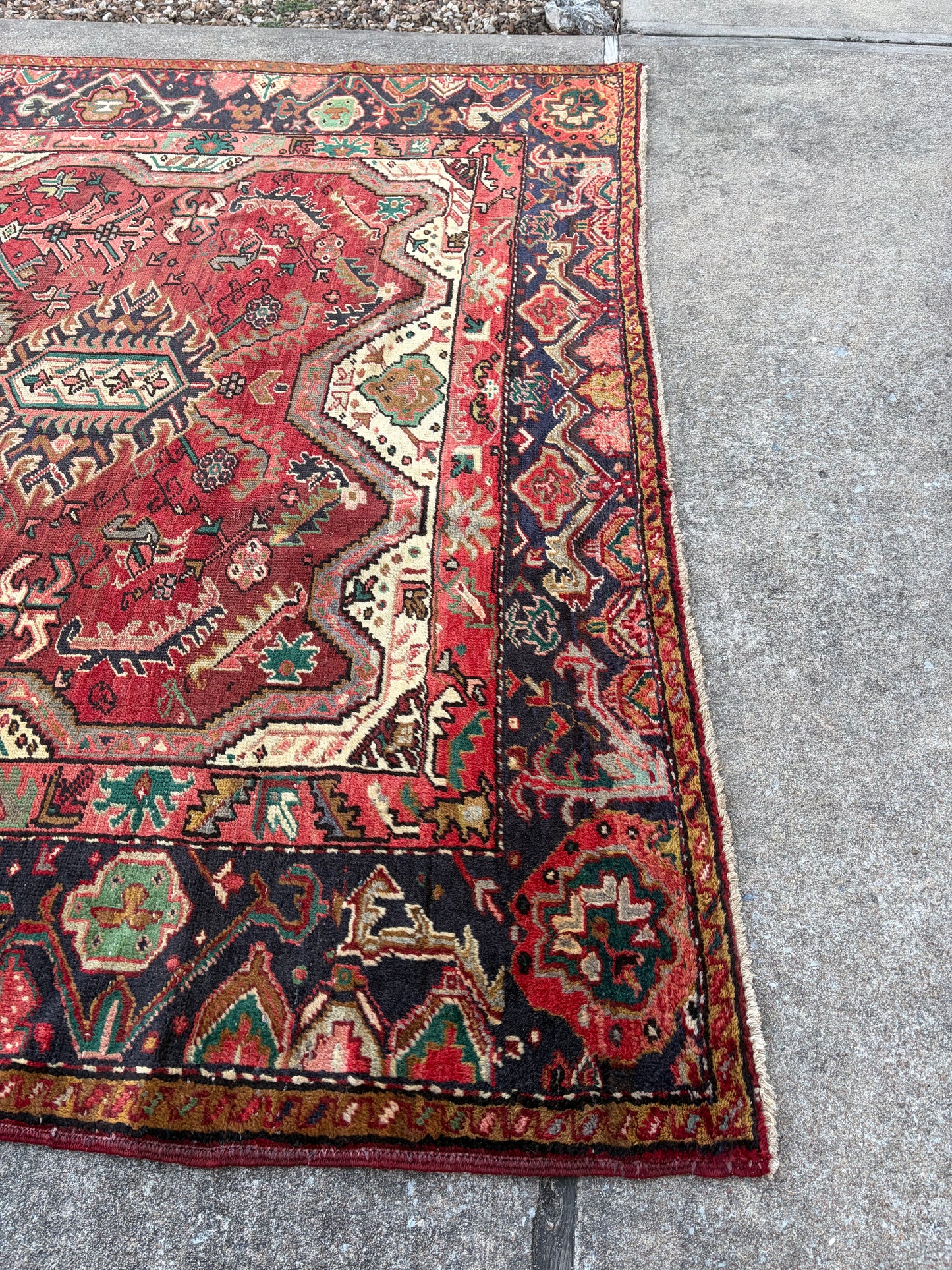 002 Vintage Village Rug- 10’11 x 7’11