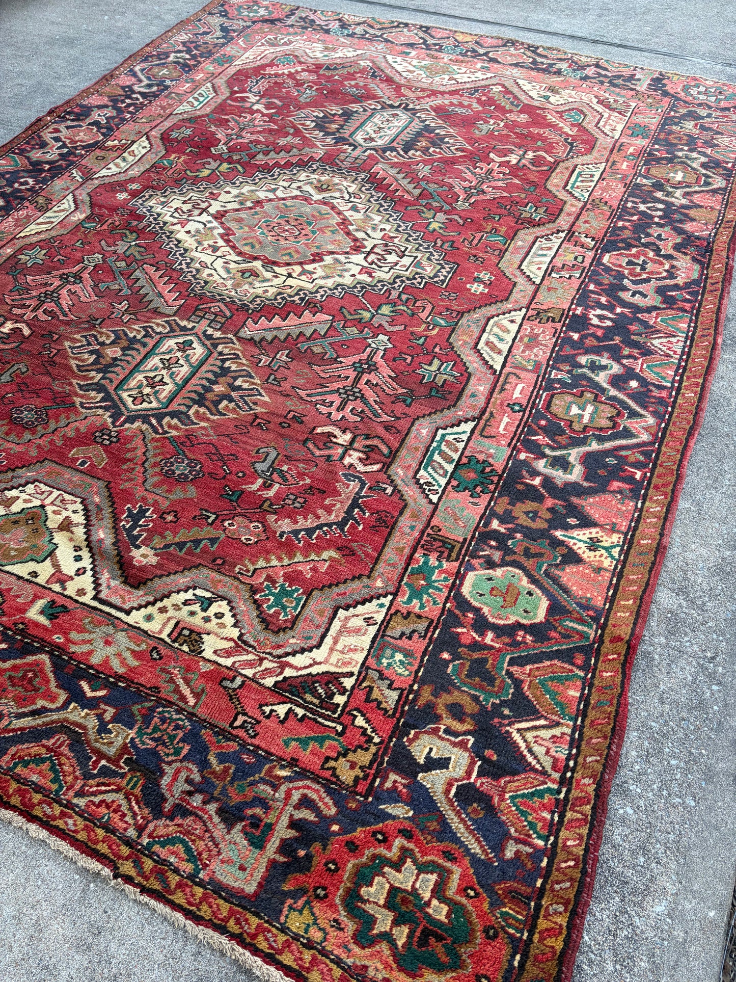 002 Vintage Village Rug- 10’11 x 7’11