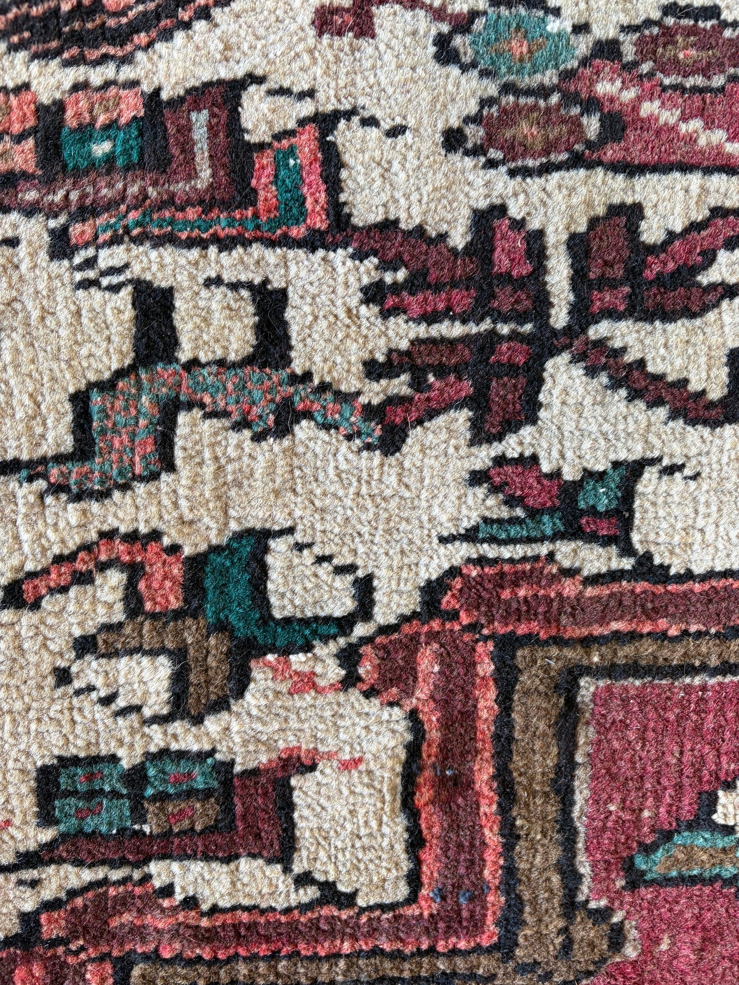 001 Vintage Persian Heriz Rug- 11’4 x 7’11