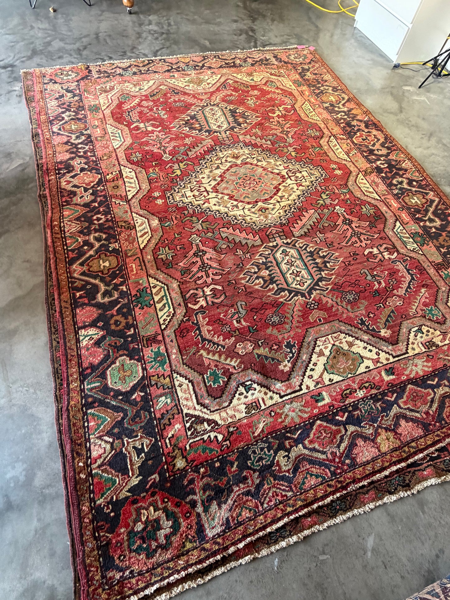 002 Vintage Village Rug- 10’11 x 7’11
