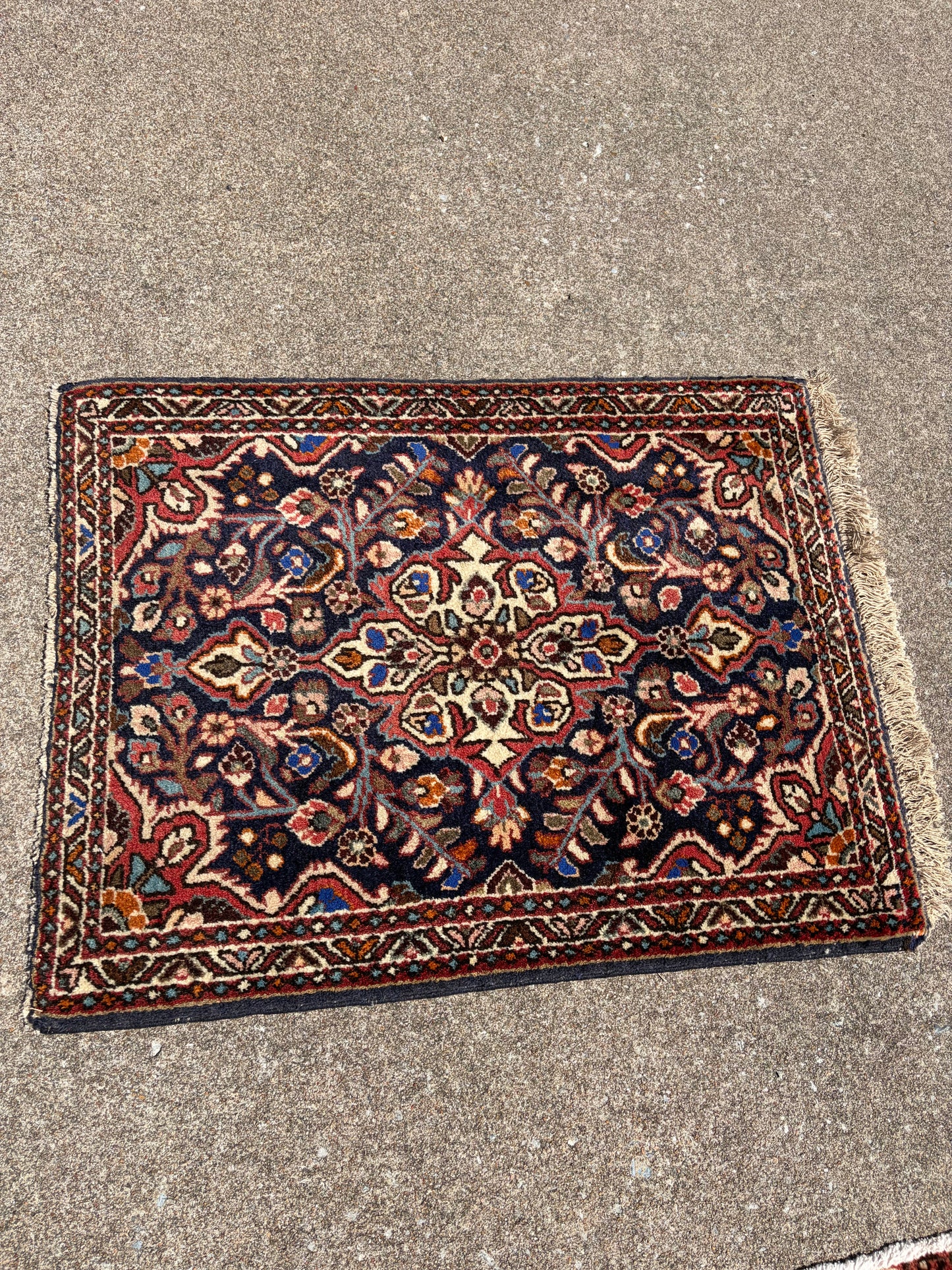 003 Vintage Persian Rug- 2'9 x 2'1
