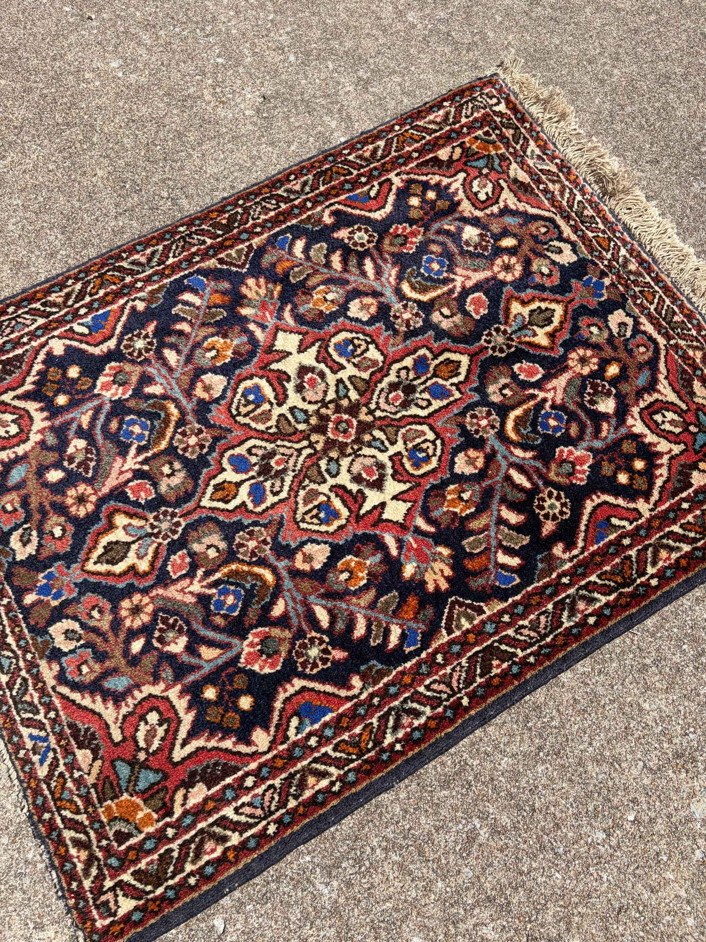 003 Vintage Persian Rug- 2'9 x 2'1